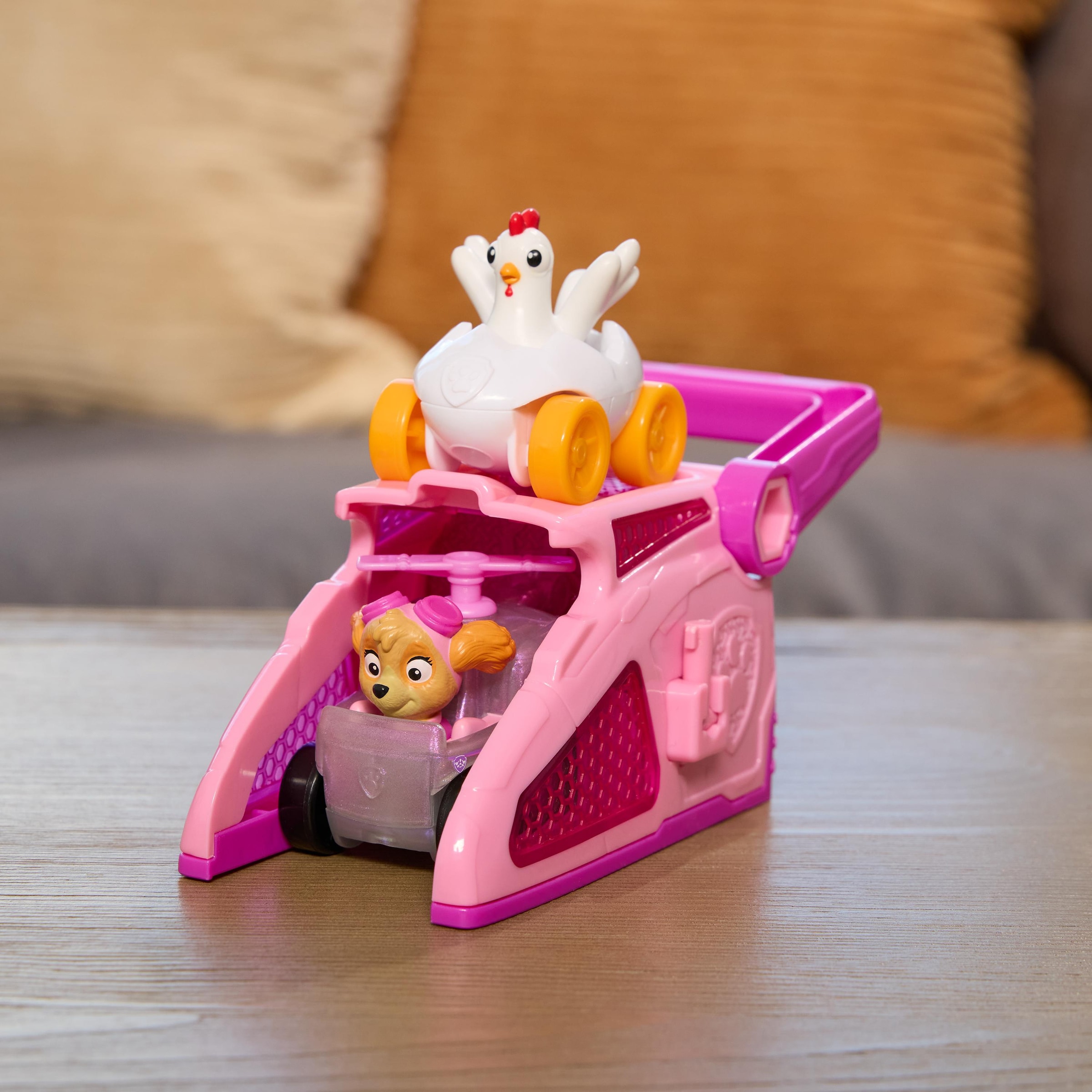 Spin Master Spielzeug-Auto »PAW Patrol – Pup Squad Launcher mit Skye & Henrietta Fahrzeugen«