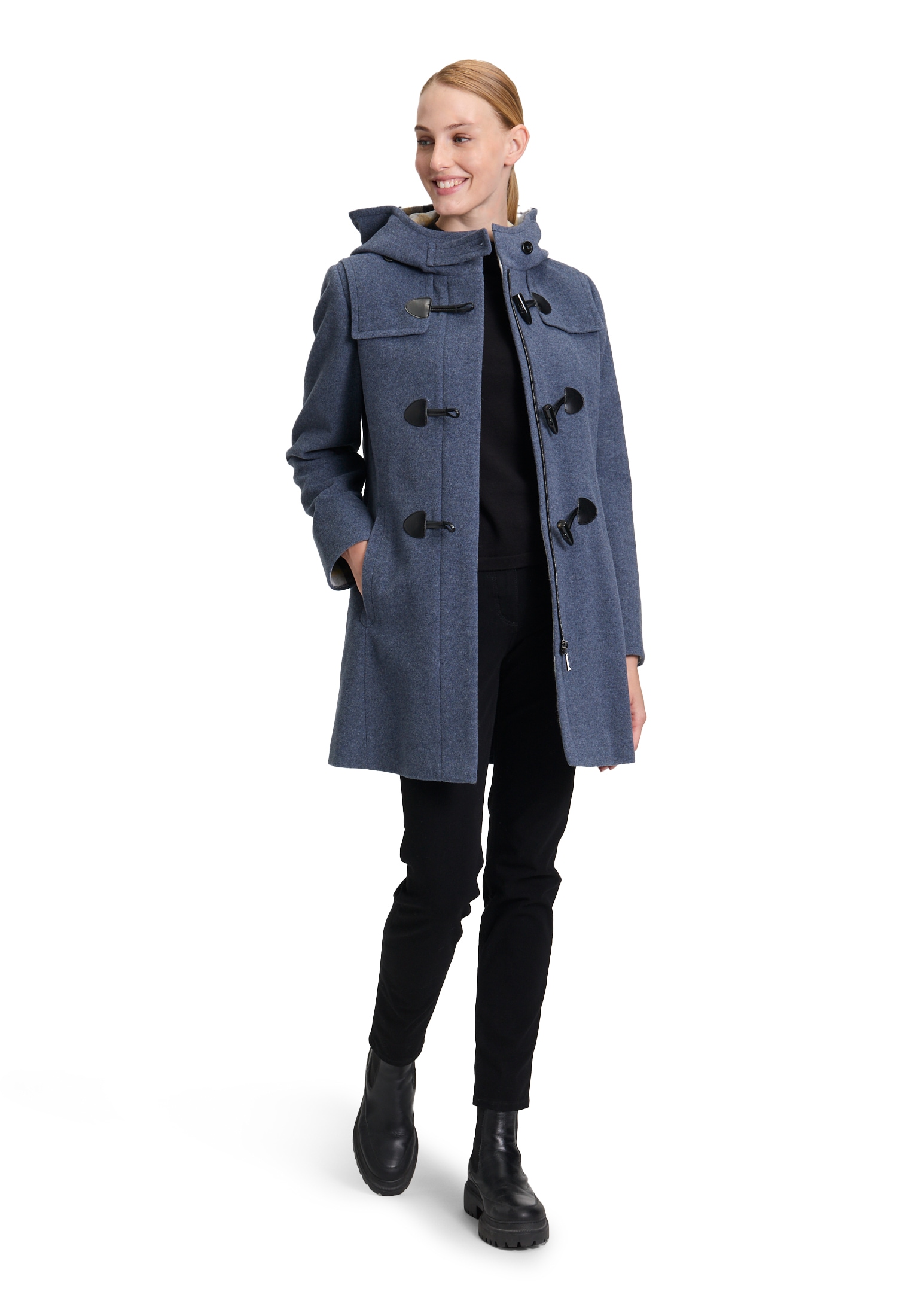 Gil Bret Wolljacke, mit Kapuze, mit Kapuze