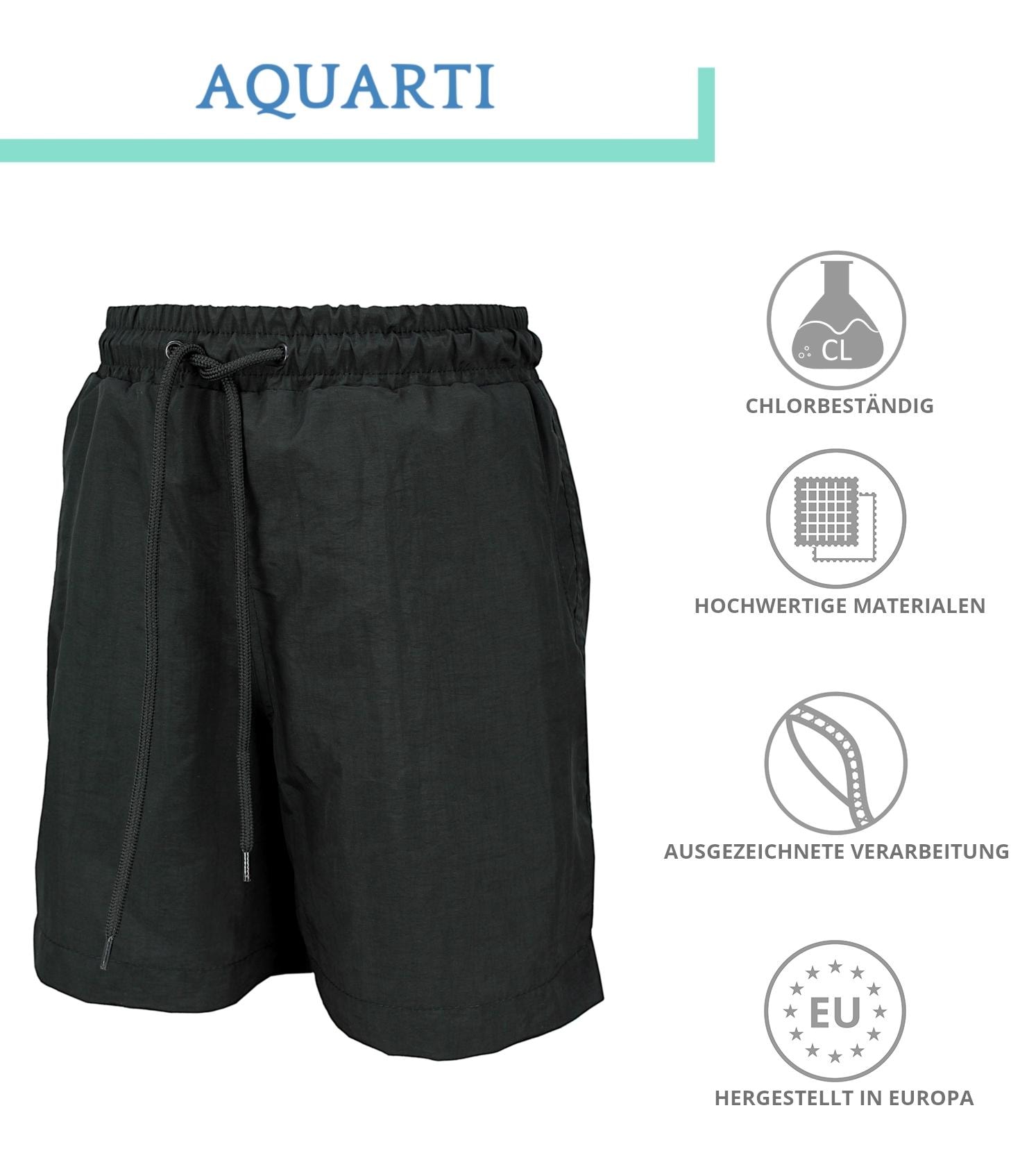 AQUARTI Badehose »Badehose Jungen Badeshorts mit Taschen Schnelltrocknend«