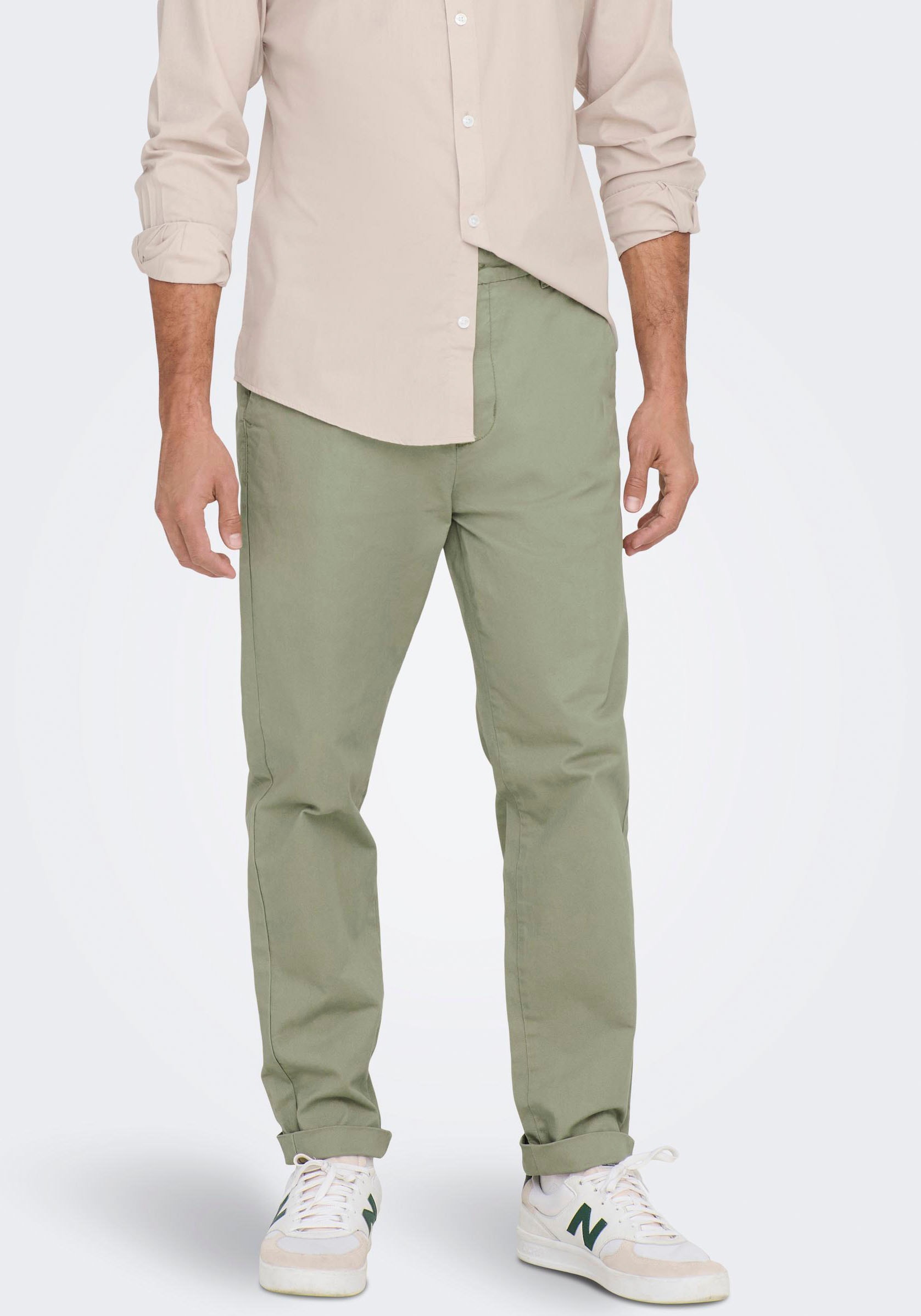 ONLY & SONS Chinohose »OS ONSKENT CROPPED CHINO«