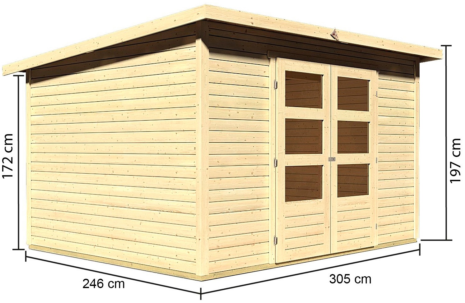 Karibu Gartenhaus »Stockach 5«