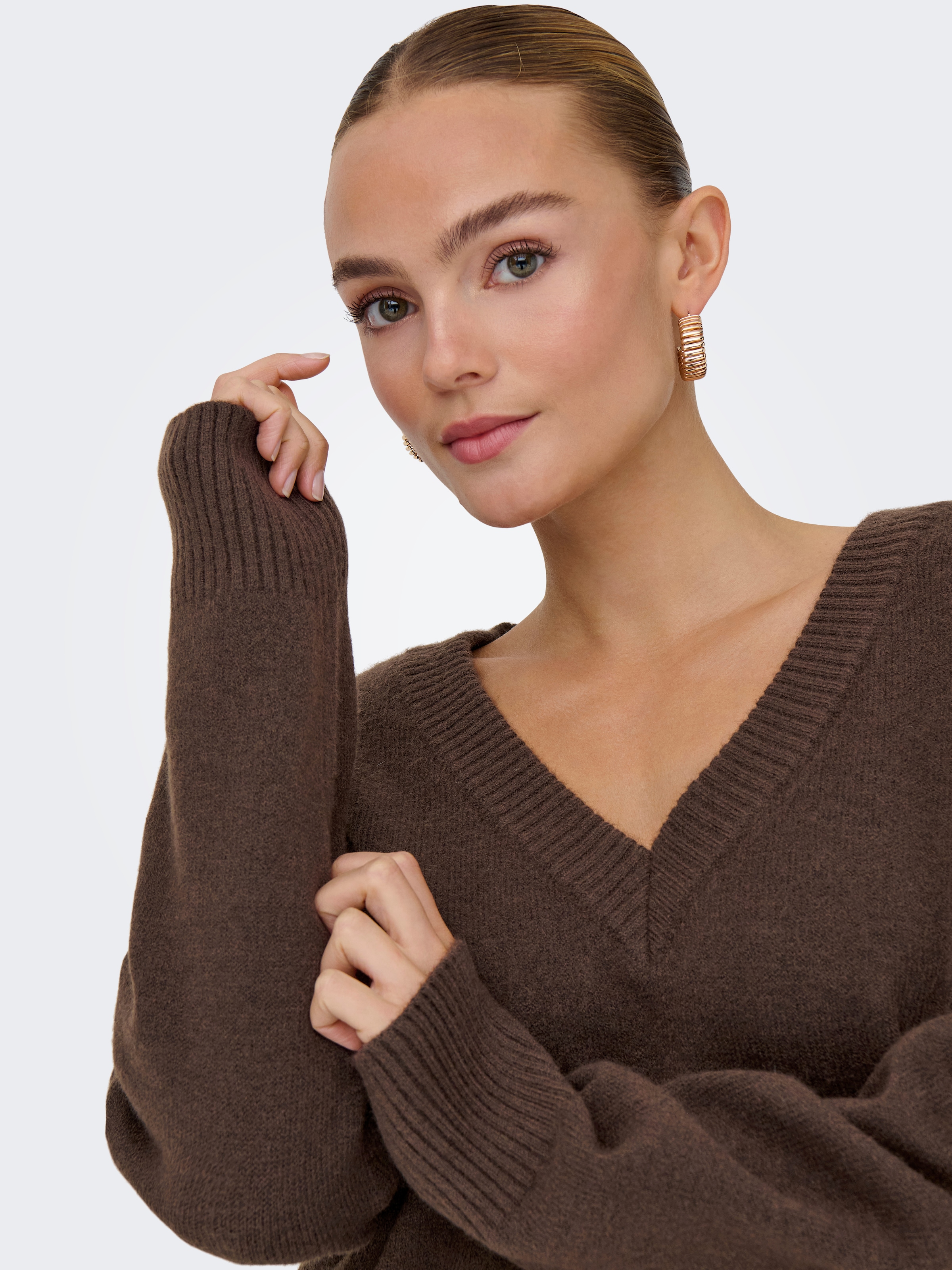 ONLY V-Ausschnitt-Pullover »ONLMARI LS LOOSE V-NECK KNT«