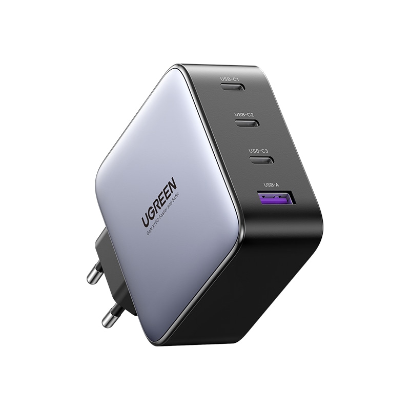 UGREEN Schnelllade-Gerät »USB-A+3xUSB-C 100W GaN Tech Fast Wall Charger CD226«, (1 St.)
