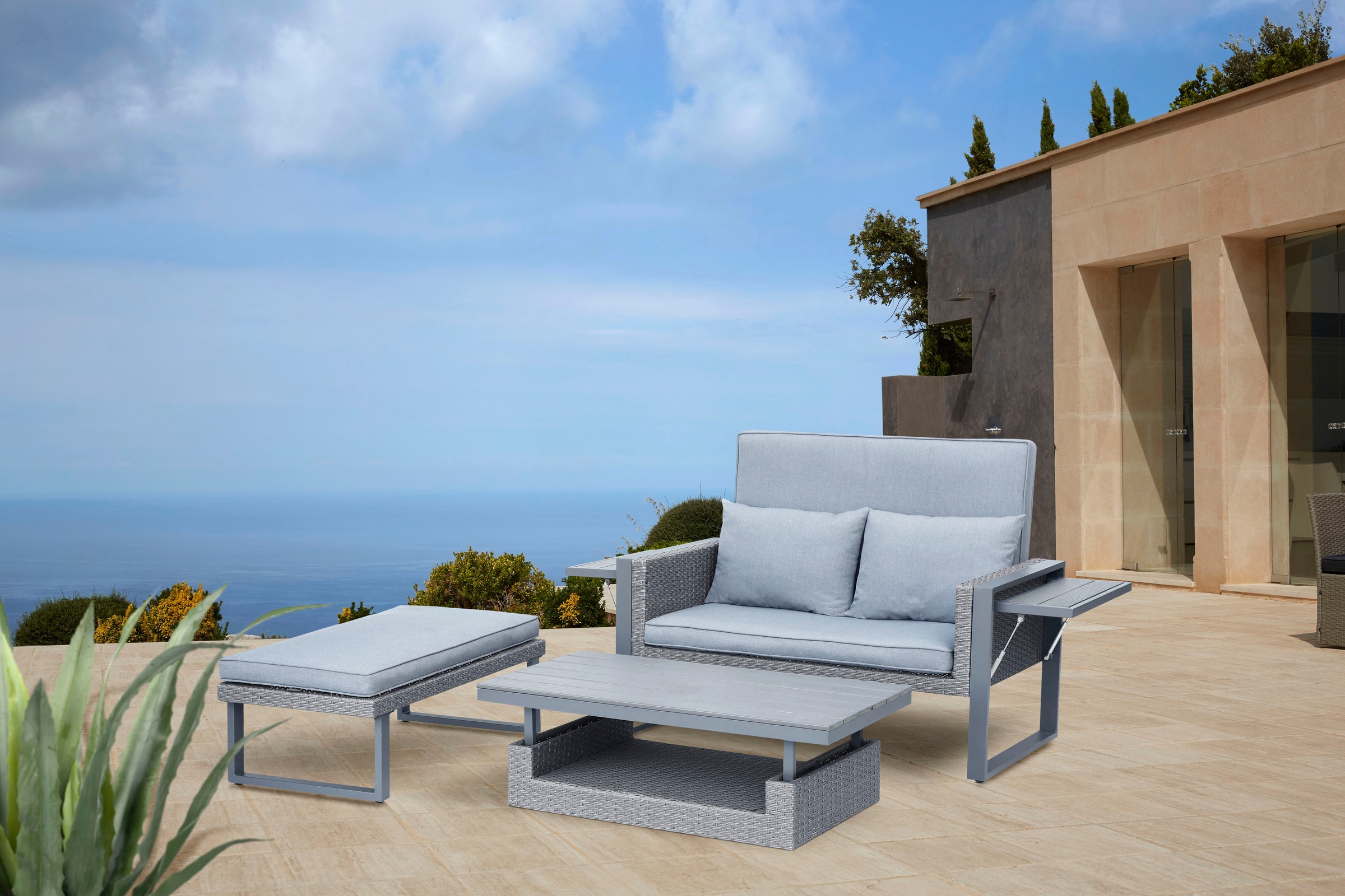 KONIFERA Gartenlounge-Set »Cremona«, (3 tlg.) kaufen