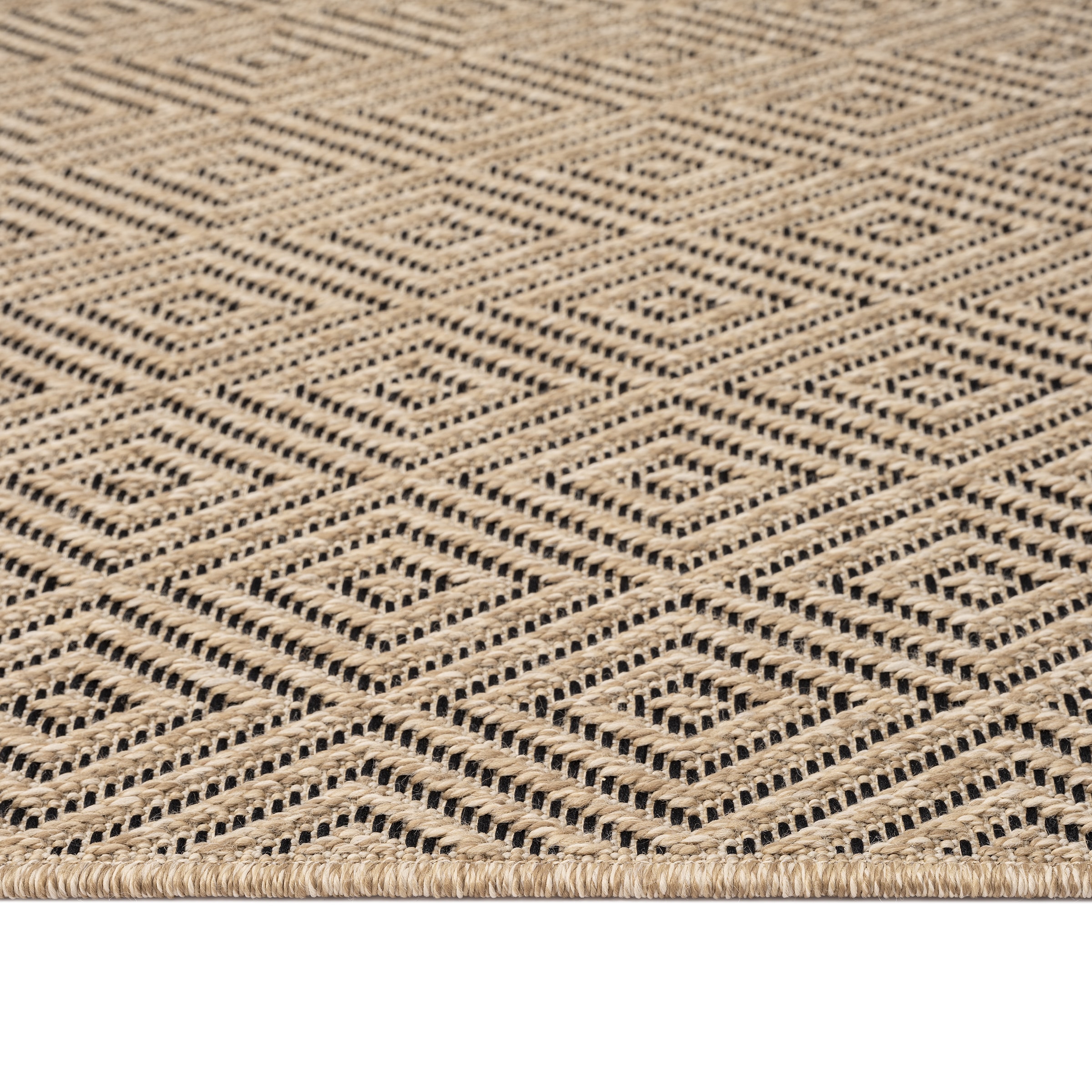 merinos Teppich »Kenzy« rechteckig 10 mm Höhe robuster In- und Outdoor Teppich im natürlichen Jute-Look, wetterfest