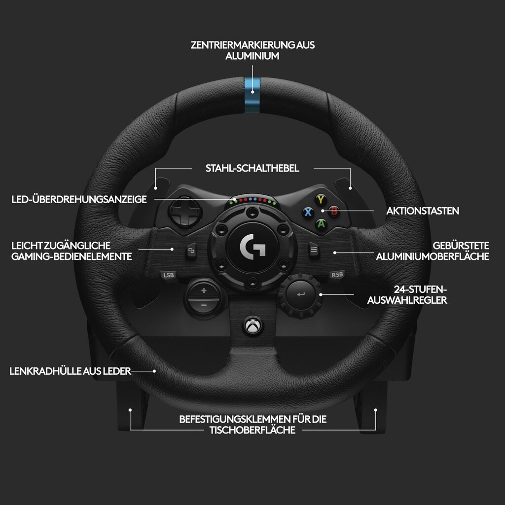 Logitech G Lenkrad »G923 für Xbox und PC«