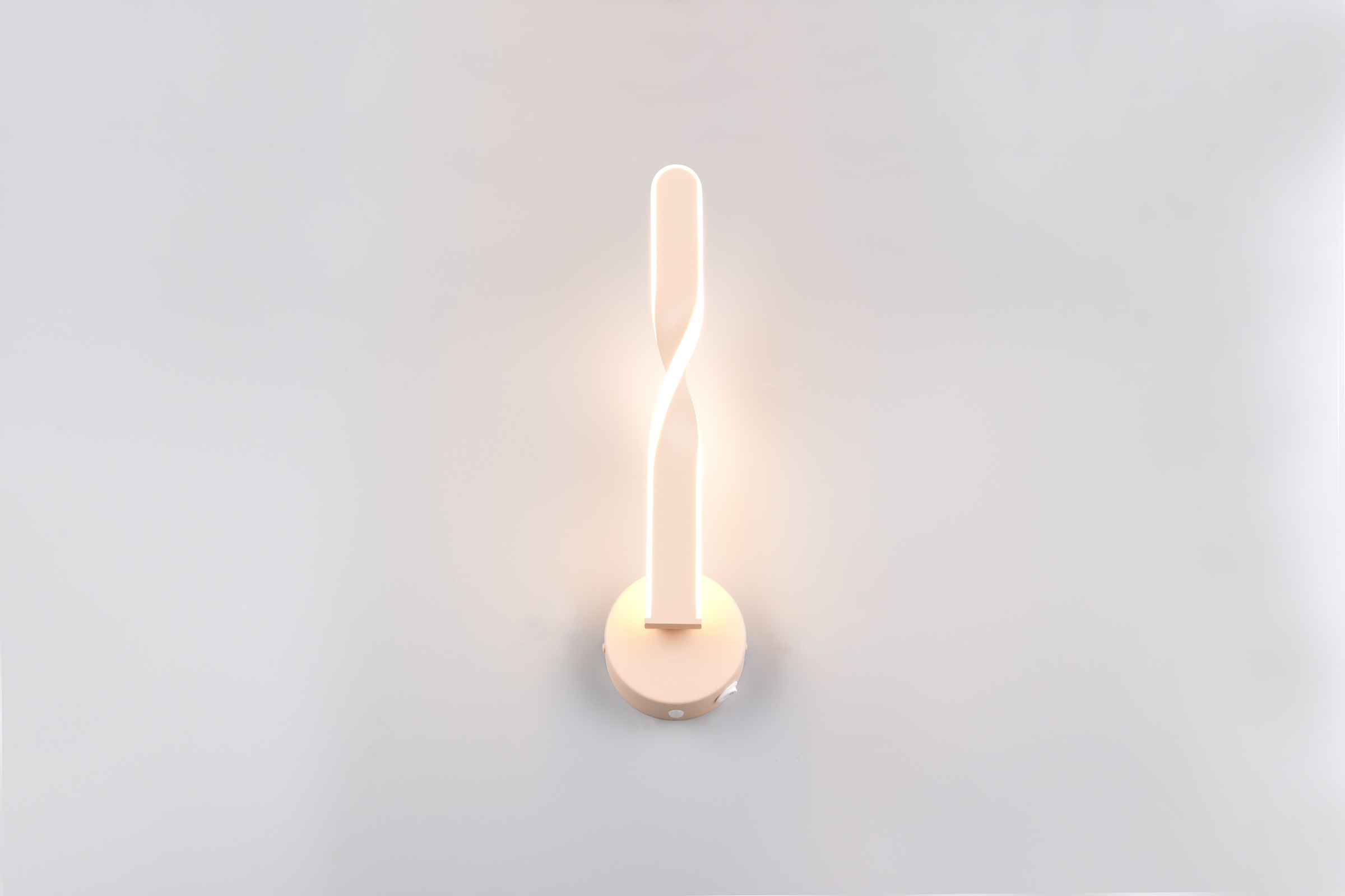 REALITY Leuchten LED Wandleuchte »GINKO, LED Wandlampe mit Schalter, 11W 1250 Lumen 3000K warmweiß« LED-Board 1 Stk. Warmweiß On/Off Kippschalter, elegant geschwungene LED Elemente Höhe 45,5cm