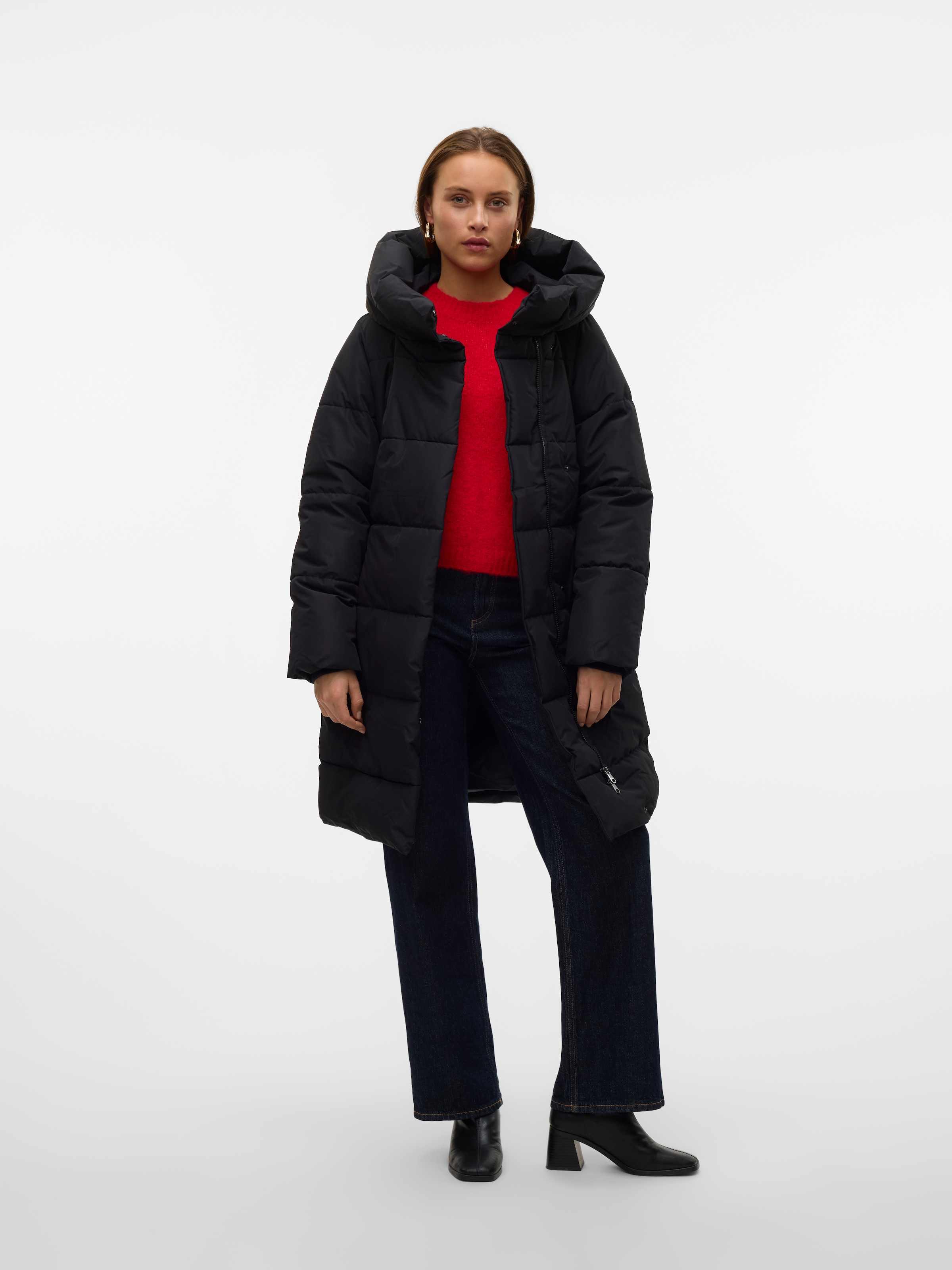 Vero Moda Steppmantel »VMLEONIEKATE COAT GA NOOS«, mit abnehmbarem Bindegürtel