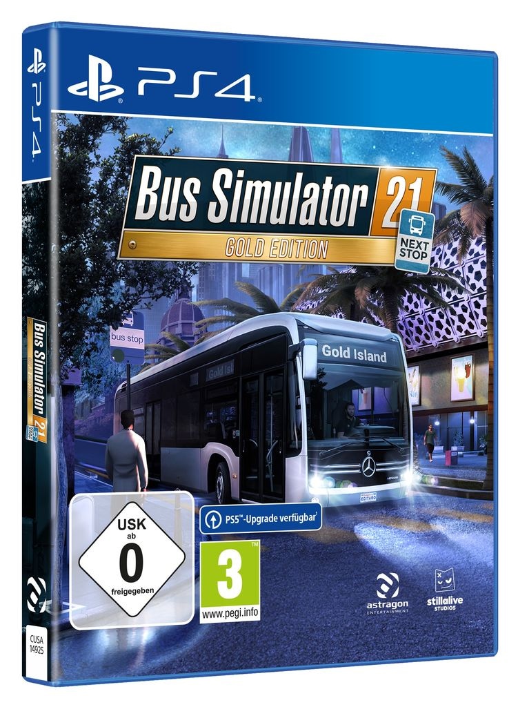 Astragon Spielesoftware »Bus Simulator 21 Next Stop - Gold Edition«, PlayStation 4