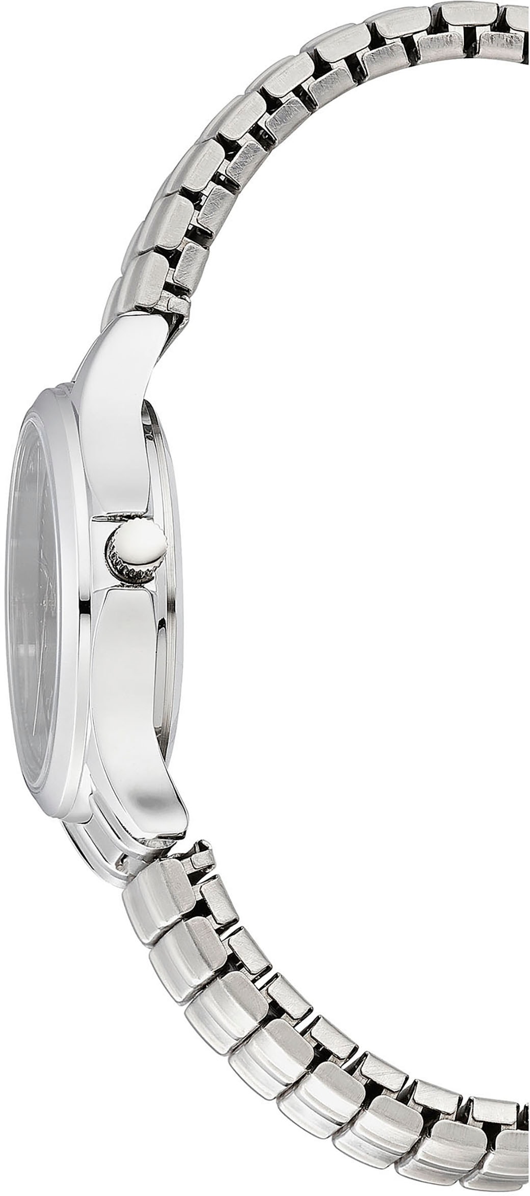 Tempic Quarzuhr, Armbanduhr, Damenuhr, analog, Flexband, Zugband