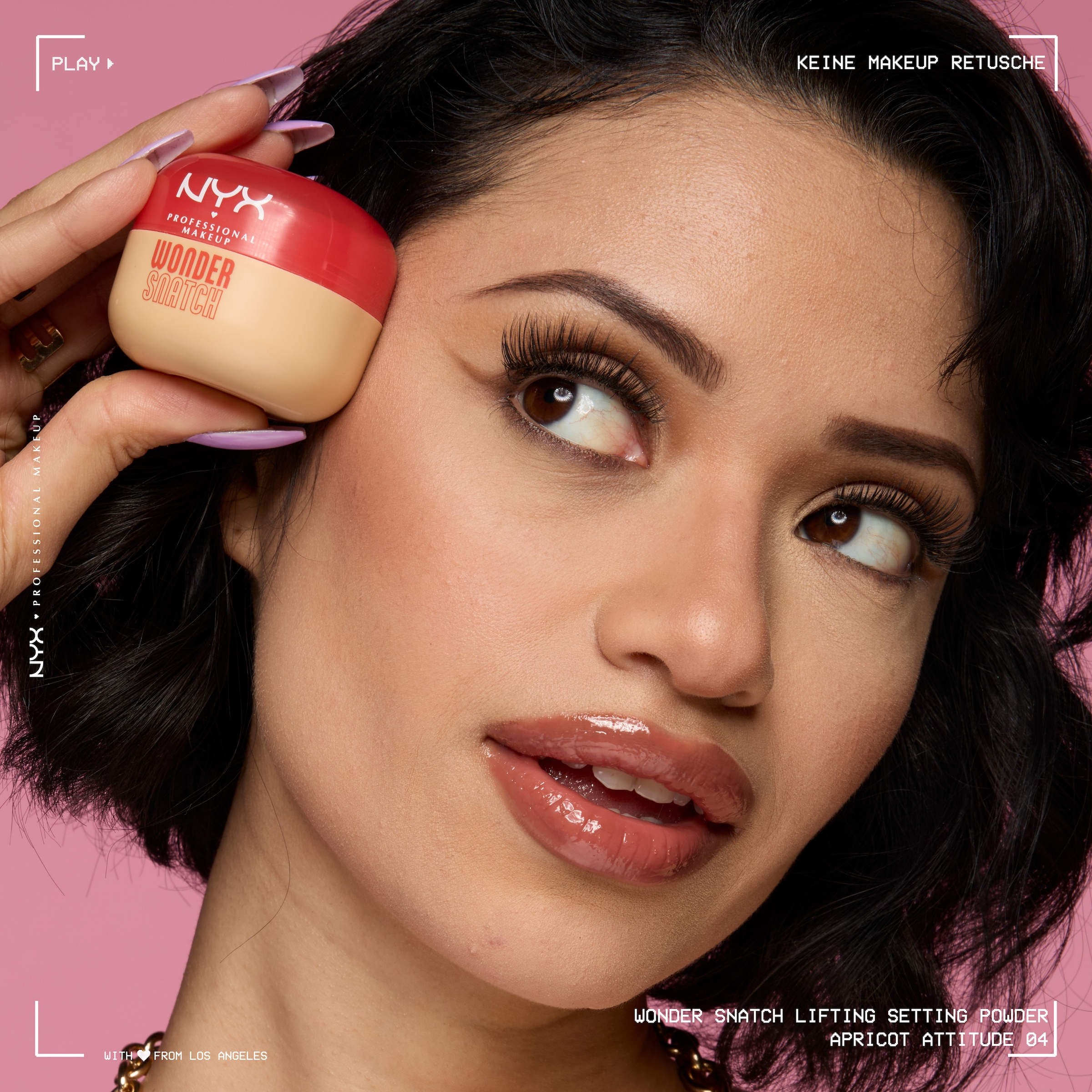 NYX Puder »NYX Professional Makeup Wonder Snatch Powder« angereichert mit grünem Tee für den antioxidativen Glow gesunder Haut