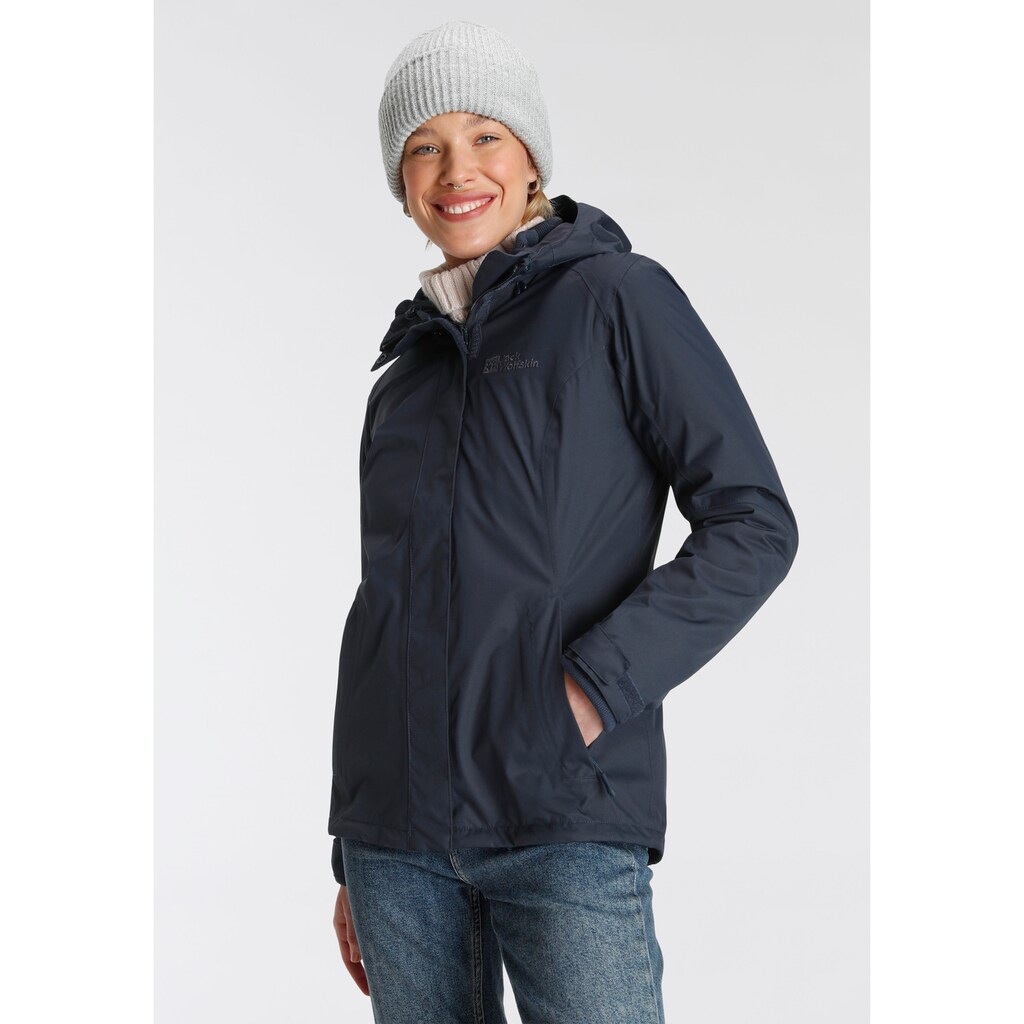 Jack Wolfskin 3-in-1-Funktionsjacke »MANAPOURI«, mit Kapuze