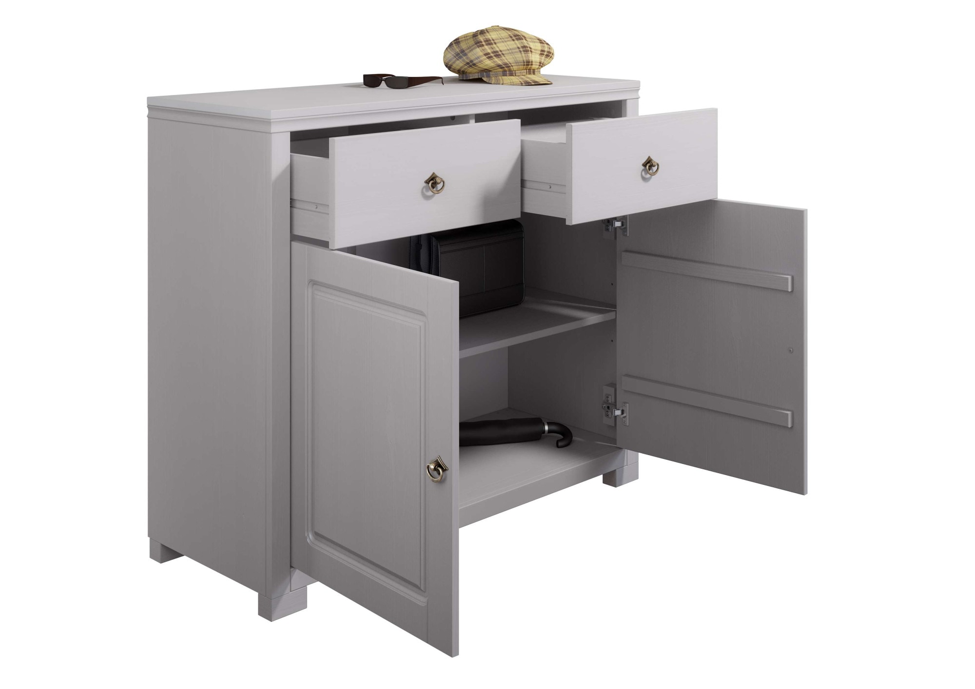 Home affaire Kommode »Gotland«, aus massiver Kiefer, mit 2 Schubladen, FSC®, Breite 102 cm