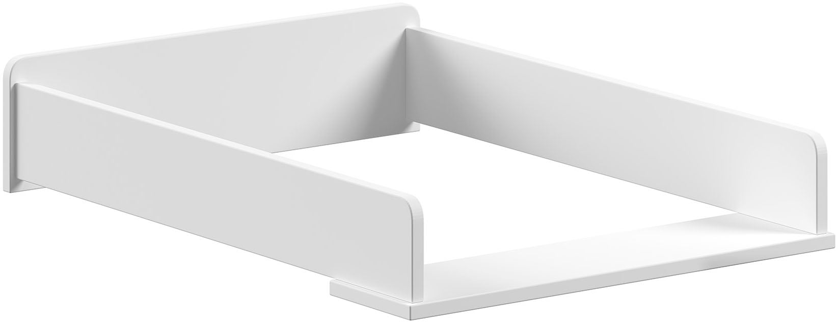 Vipack Babymöbel-Set »Set best. aus Babybett 70/140, Kommode 3 Schubladen, Wickelaufsatz«, (3 tlg.), in gradlinigem Design, pflegeleichte lackierte Oberfläche in Weiß