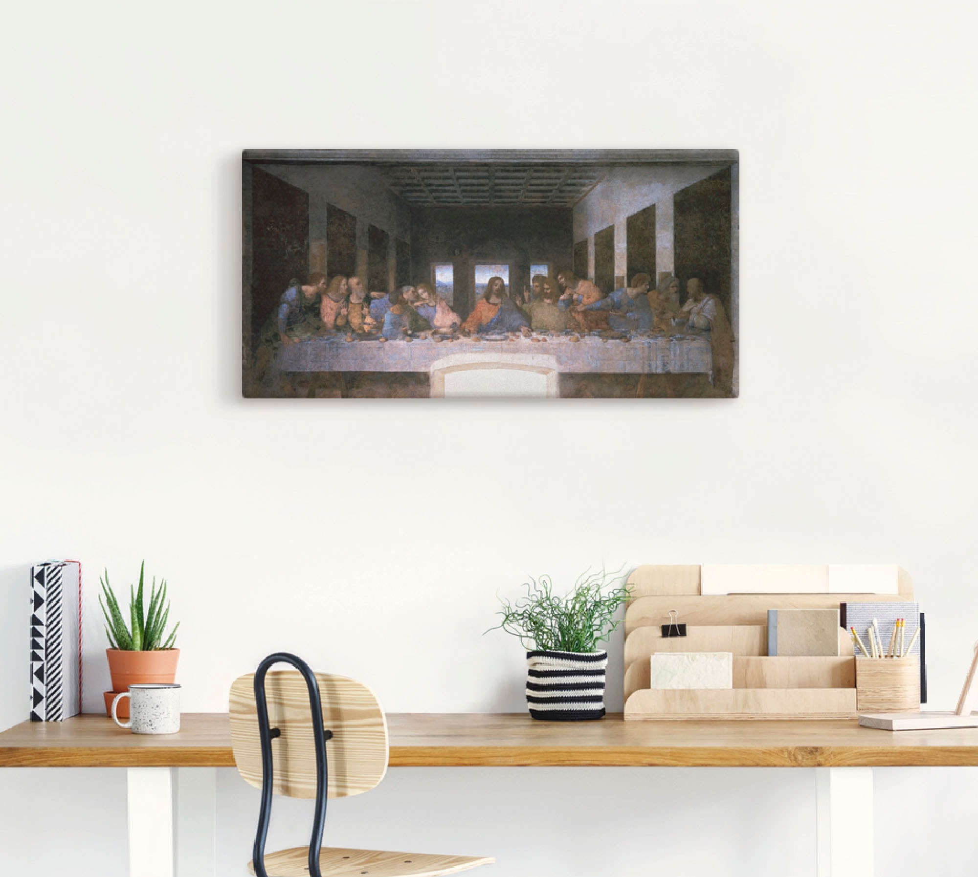 Artland Wandbild »Das letzte Abendmahl«, Religion, (1 St.), als Leinwandbild, Wandaufkleber in verschied. Größen