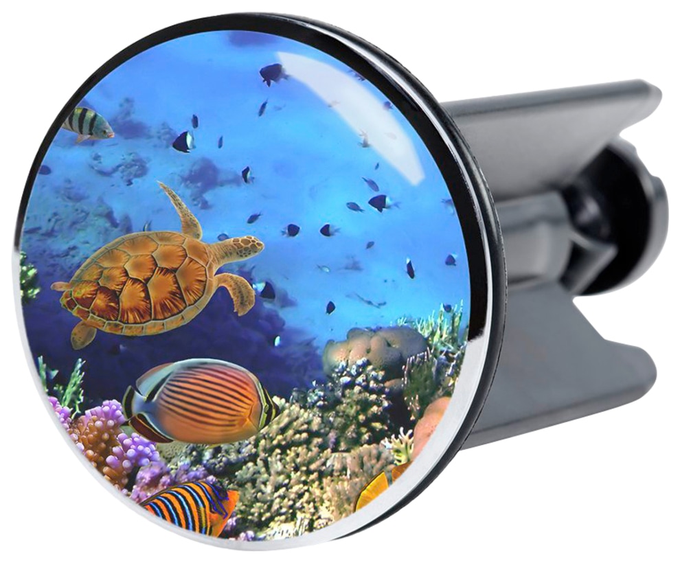 Sanilo Badaccessoire-Set »Ocean« bestehend aus WC-Sitz, Badteppich, Stöpsel, Seifenspender, WC-Bürste