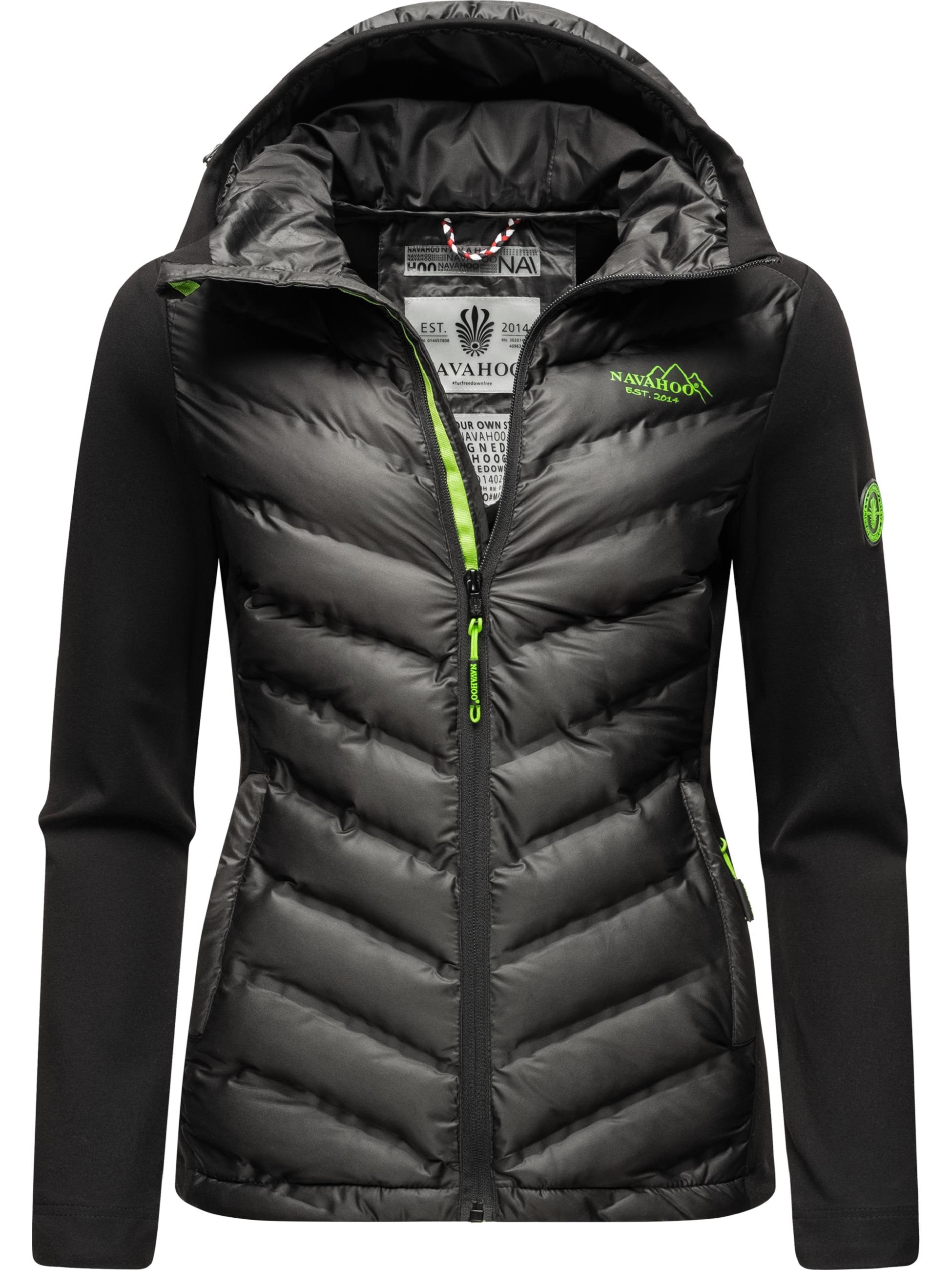 Navahoo Outdoorjacke »Übergangsjacke Nimm Mich Mit«, mit Kapuze, stylische Übergangsjacke mit Kapuze