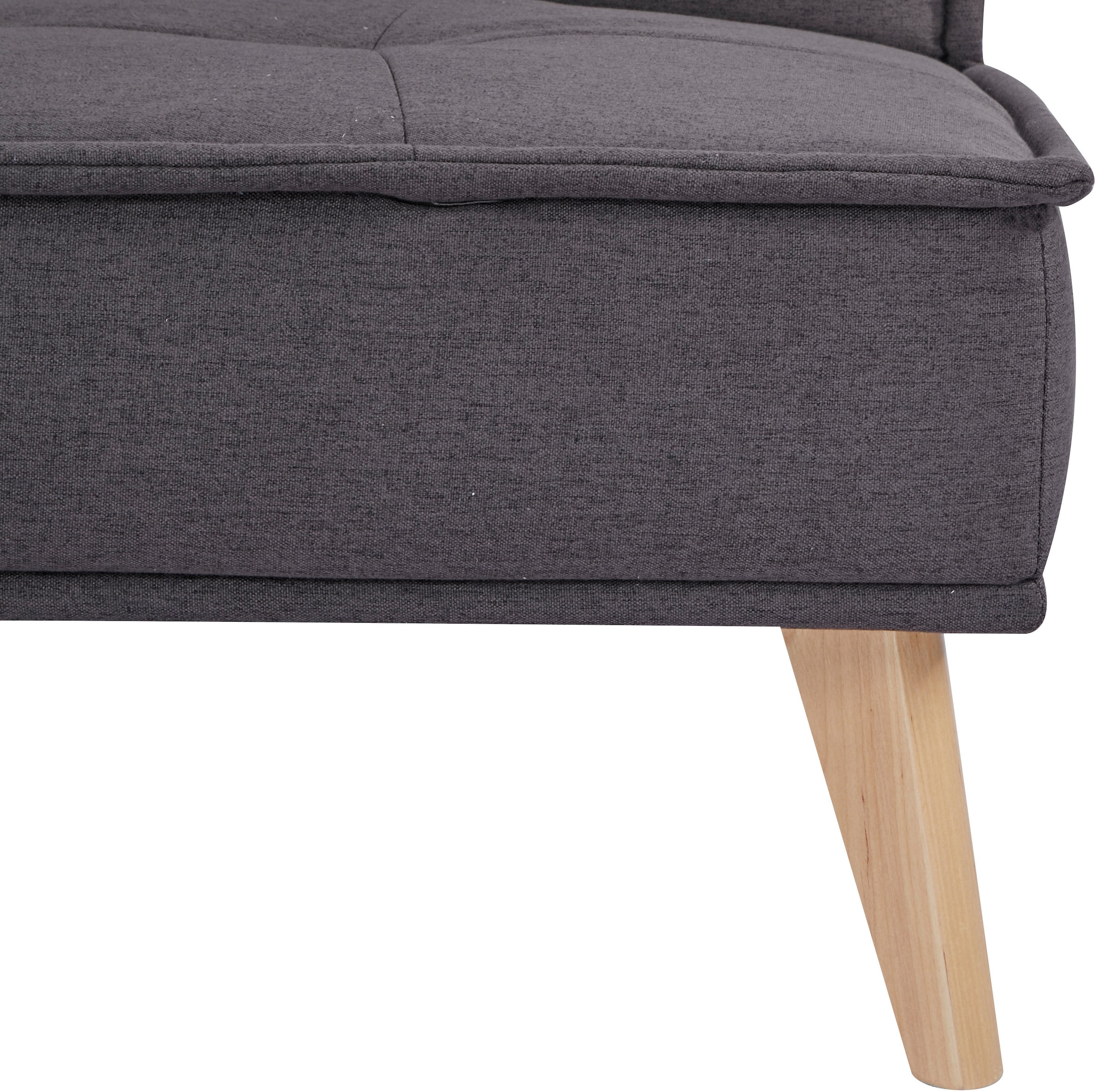 INOSIGN Schlafsofa »MENDOTA, 181 cm, 3-Sitzer mit Schlaffunktion,«, verstellbarer Rückenlehne, Klappmechanismus, Webstoff