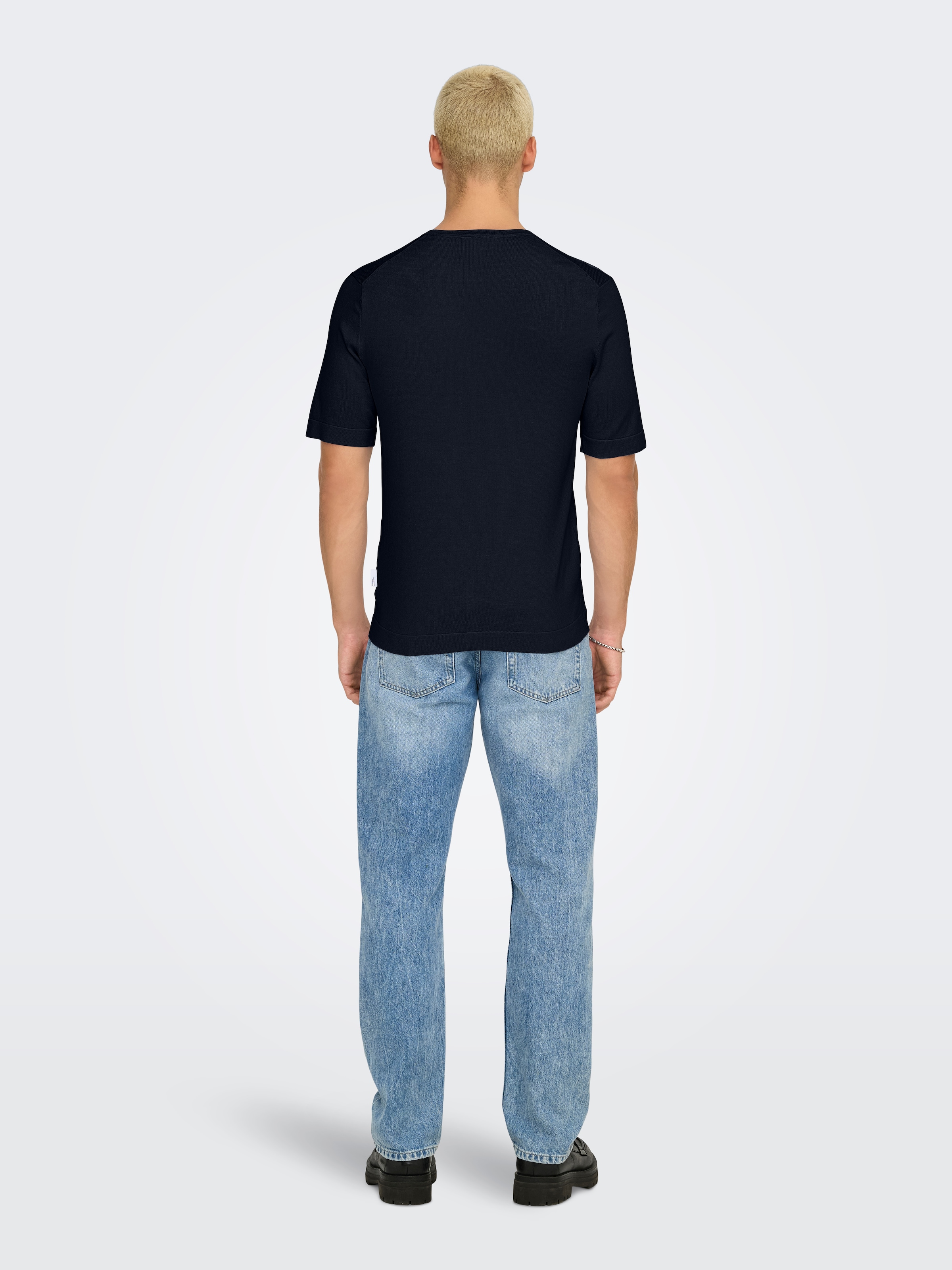 ONLY & SONS Kurzarmpullover »ONSWYLER LIFE REG 14 SS KNIT«