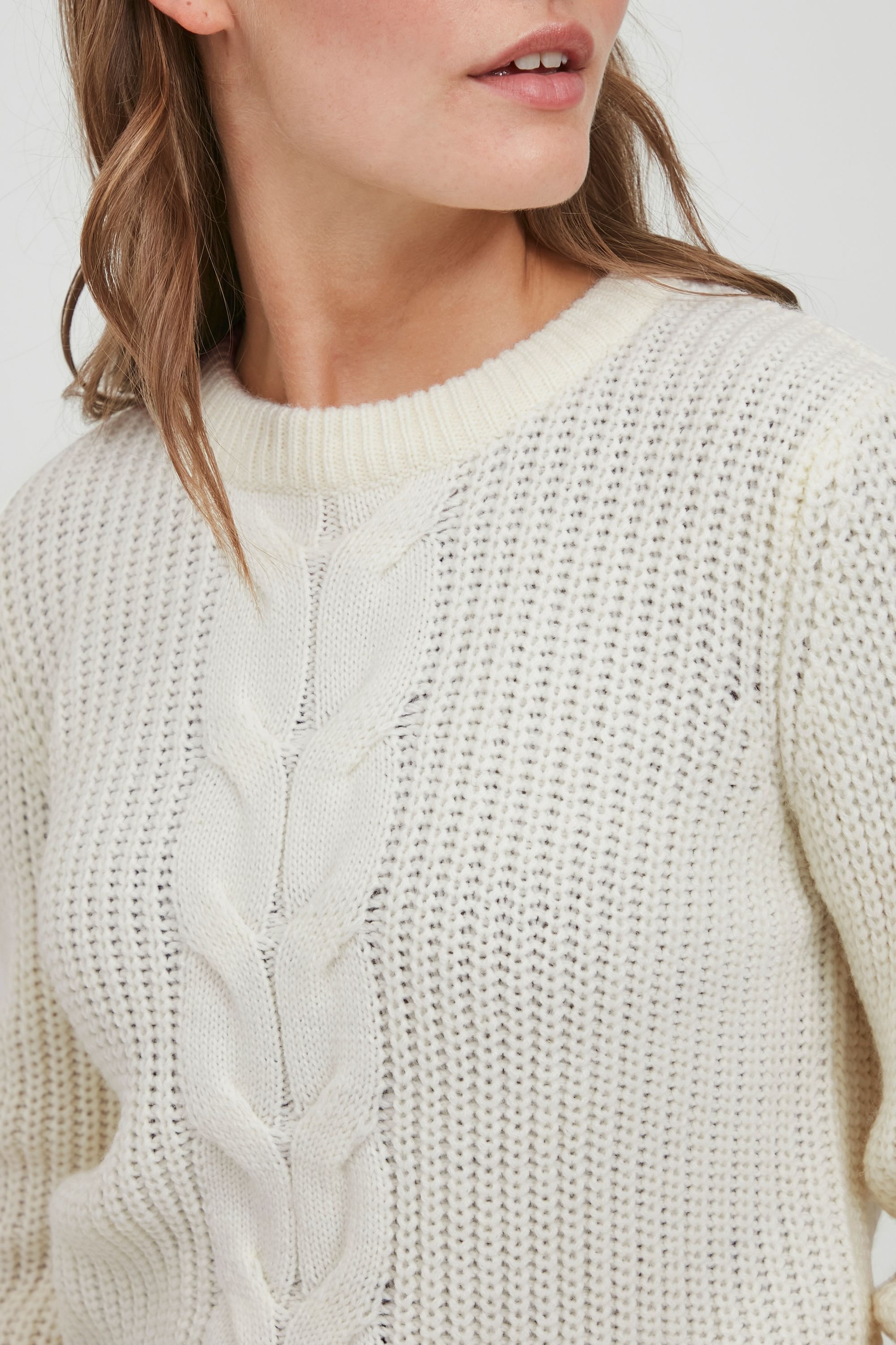 OXMO Strickfleece-Pullover »Strickpullover OXNatasja«