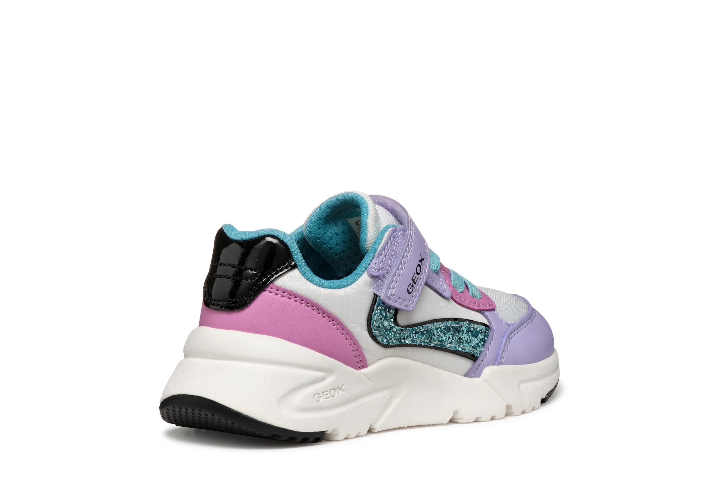 Geox Sneaker »J LOFTUS GIRL«  Slipper mit praktischem Klettverschluss, Größenschablone zum Download