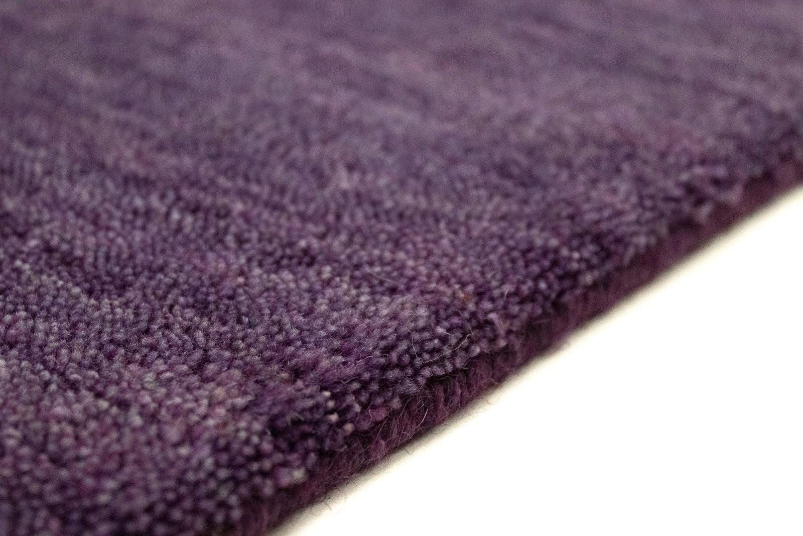 morgenland Wollteppich »Uni - Gabbeh Teppich - Softy«, rechteckig, 1,6 mm Höhe, Gabbeh Optik, Uni Farben, reine Wolle, sehr weicher Flor, Wohnzimmer