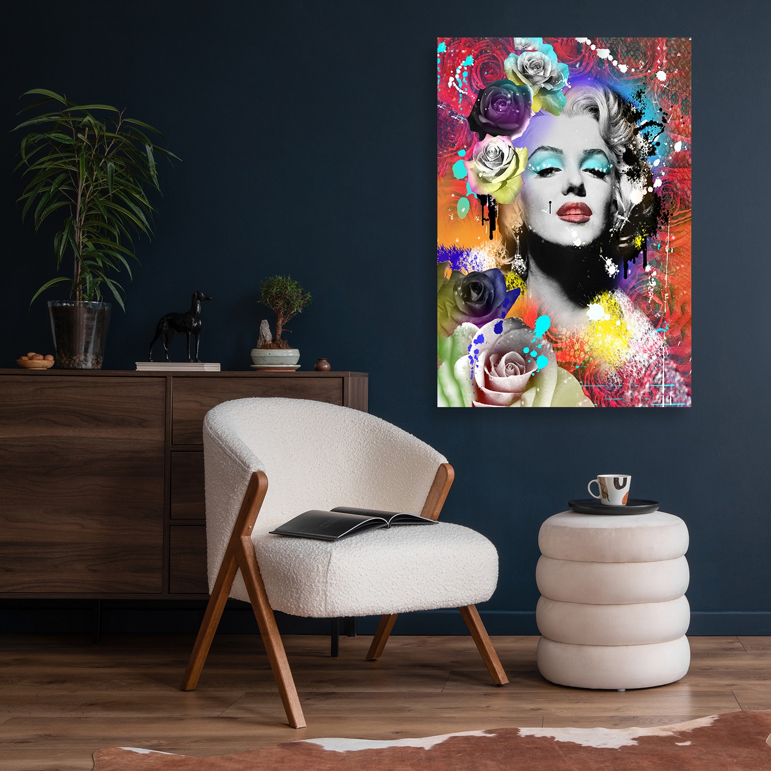 Affengeilebilder Leinwandbild »Marilyn Art by Frank Amoruso auf Keilrahmen gespannt« 1 Stk. tlg. Kunstdruck Wandbild Bild in verschiedenen Formaten