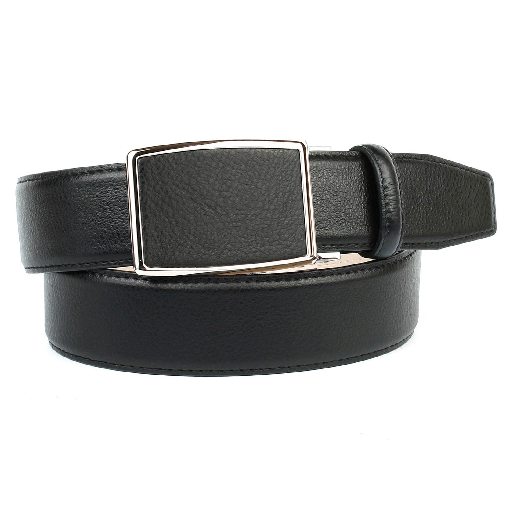 Anthoni Crown Ledergürtel, in schwarz mit Automatik Schließe bequem  bestellen