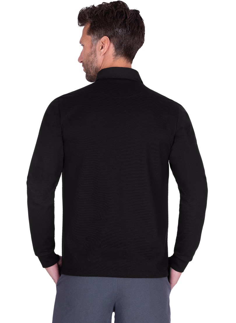Trigema Poloshirt »TRIGEMA Business Langarm-Polo mit Hemdkragen«, (1 tlg.)