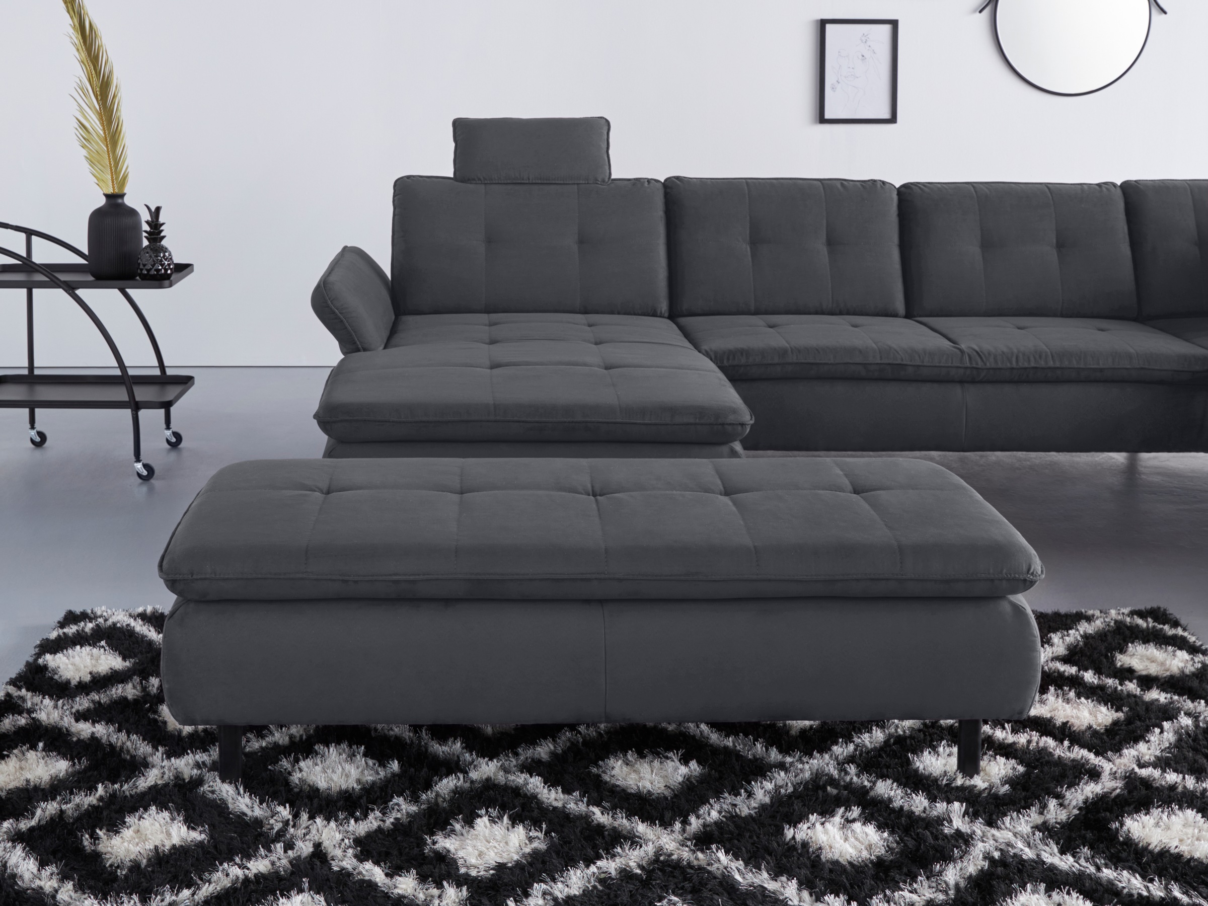 INOSIGN Hockerbank »Birkholm«, passend zur Serie "Birkholm", B/T/H: 137/65/44 cm
