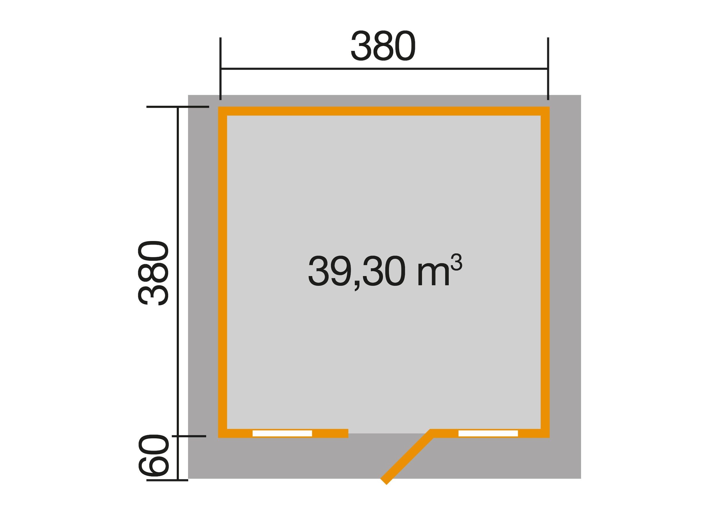 weka Gartenhaus »110 Gr.2, 28 mm«