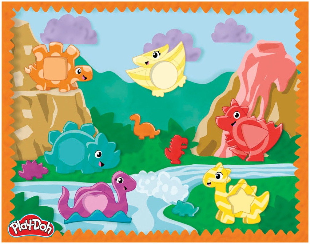 Hasbro Knetform-Set »Play-Doh Starters Bunter Dino«