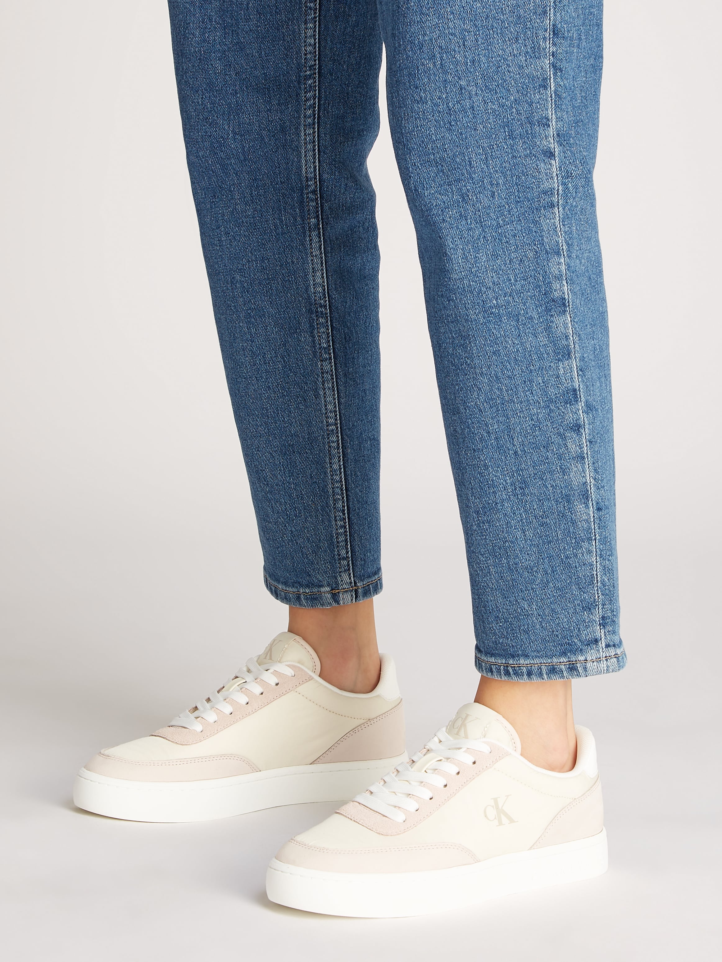 Calvin Klein Jeans Sneaker »CLASSIC CUPSOLE MIX IN«, Schnürschuh, Freizeitschuh, Halbschuh mit Plateausohle