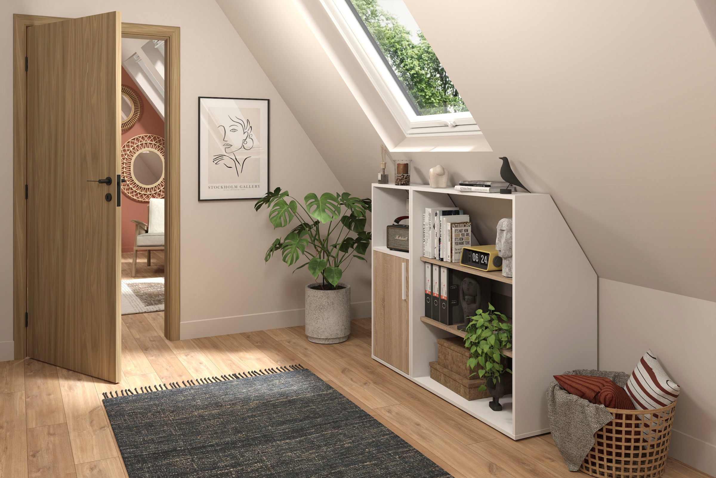 Gami Kleiderschrank »UNDER« Schrägschrank mit einer Tür