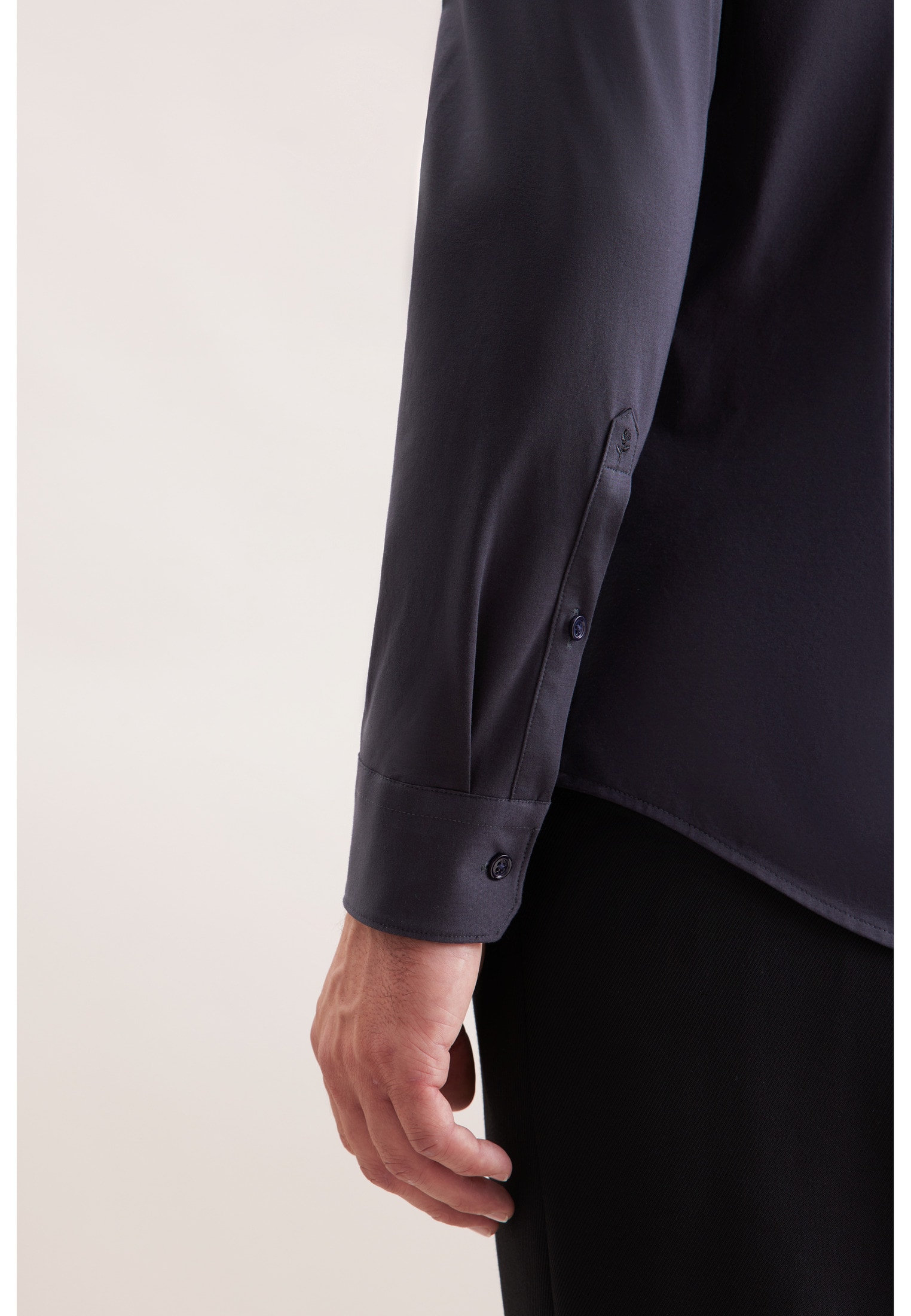 seidensticker Businesshemd »Schwarze Rose«, Slim 1/1 Kentkragen Uni