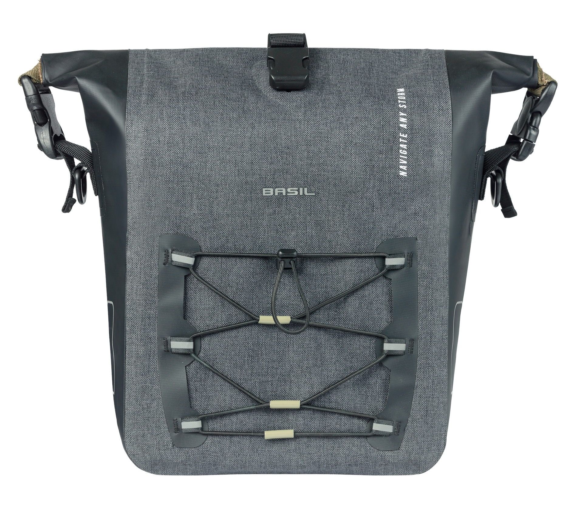 Basil Gepäckträgertasche »Fahrrad- Einzeltasche Navigator Storm MIK Studs M«