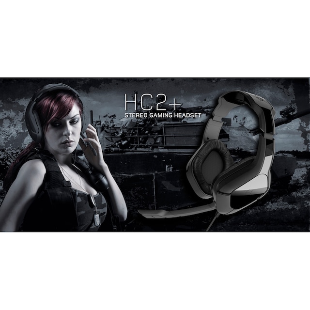 Gioteck Gaming-Headset »Gioteck GI018401 HC2+«, Mikrofon abnehmbar-Noise- Cancelling ➥ 3 Jahre XXL Garantie | UNIVERSAL