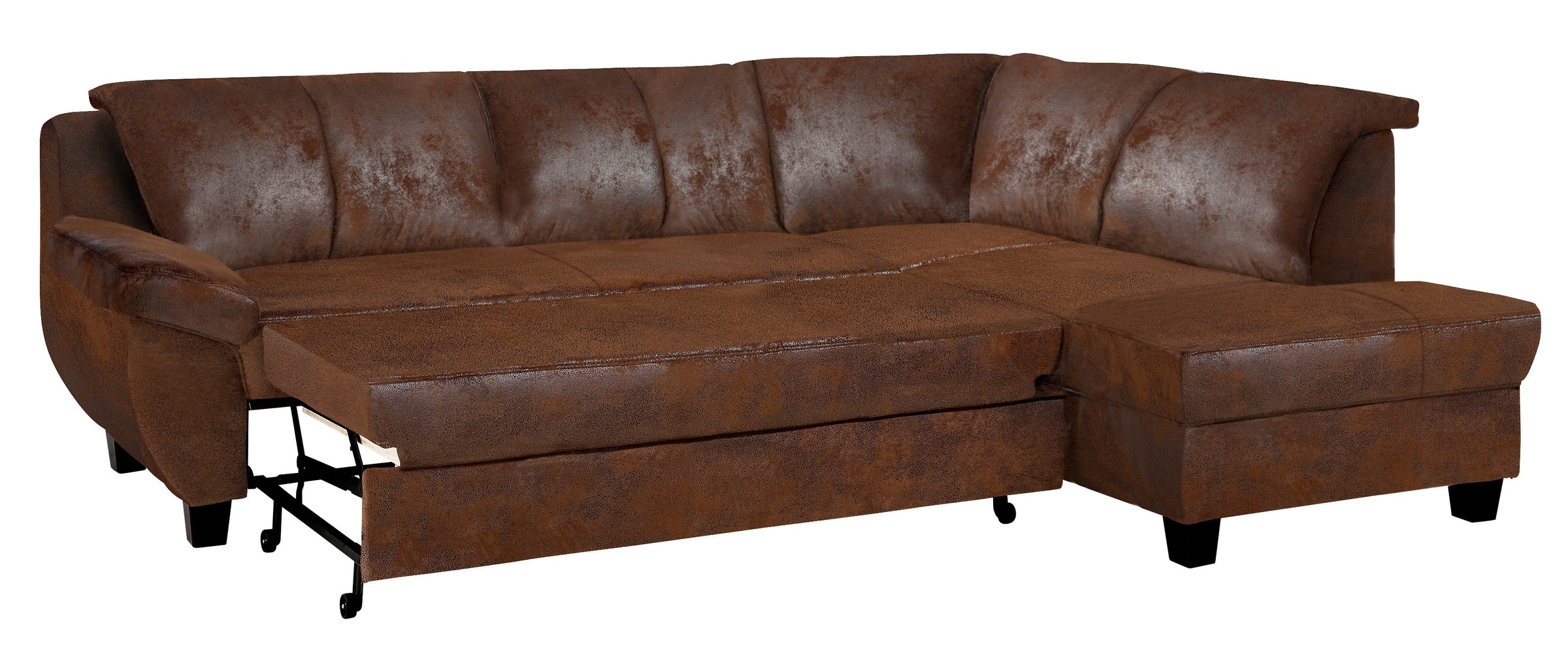 Home affaire Ecksofa »Yesterday Sitzbelastung 140 kg, L-Form«, wahlweise mit Bettfunktion, auch in Cord