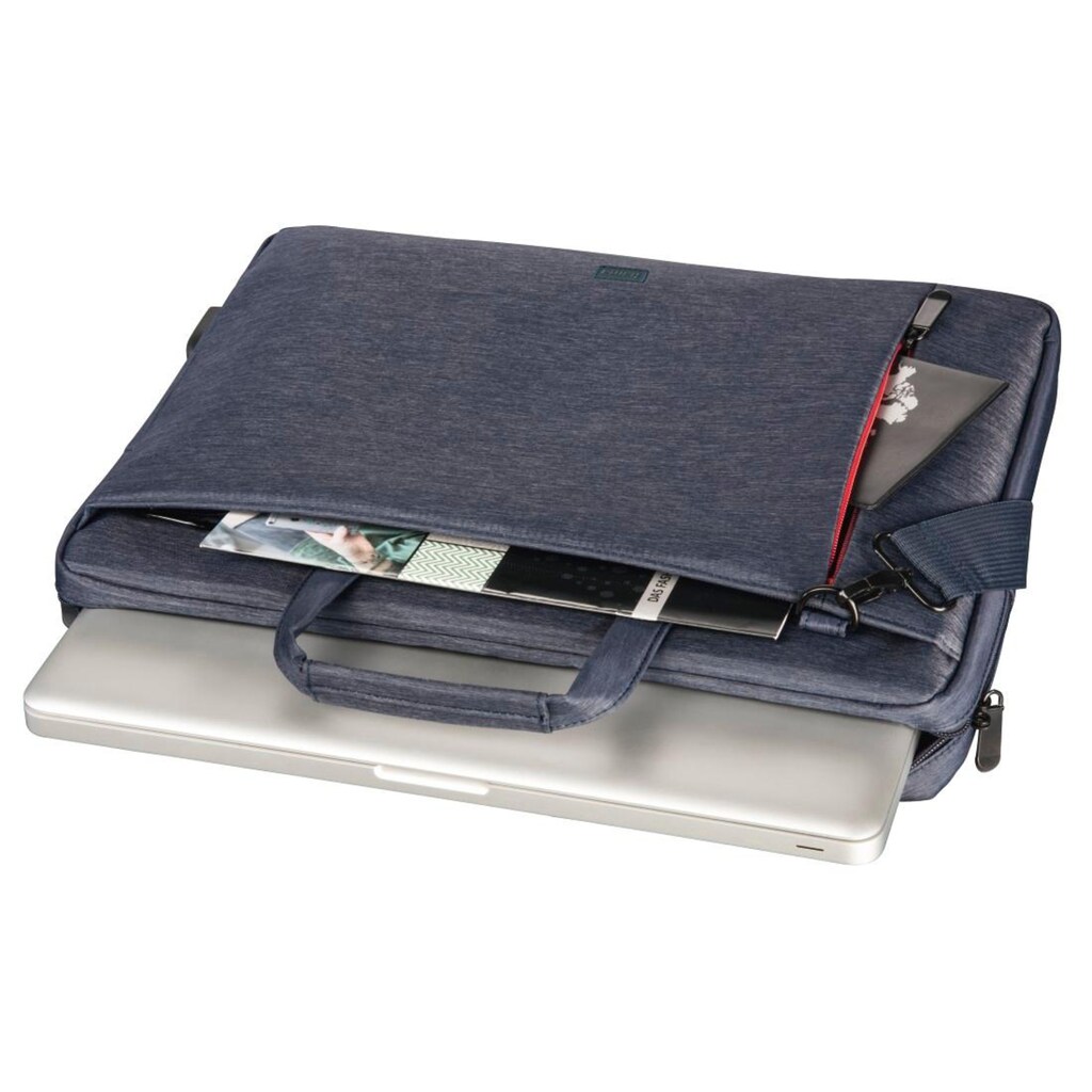 Hama Laptoptasche »Notebook Tasche bis 34 cm (13,3 Zoll), Farbe Blau, modisches Design«