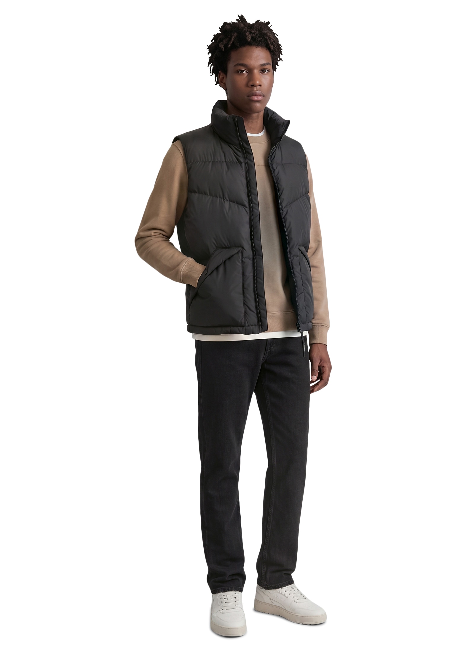 Marc O'Polo DENIM Daunenweste regular aus recyceltem Polyester
