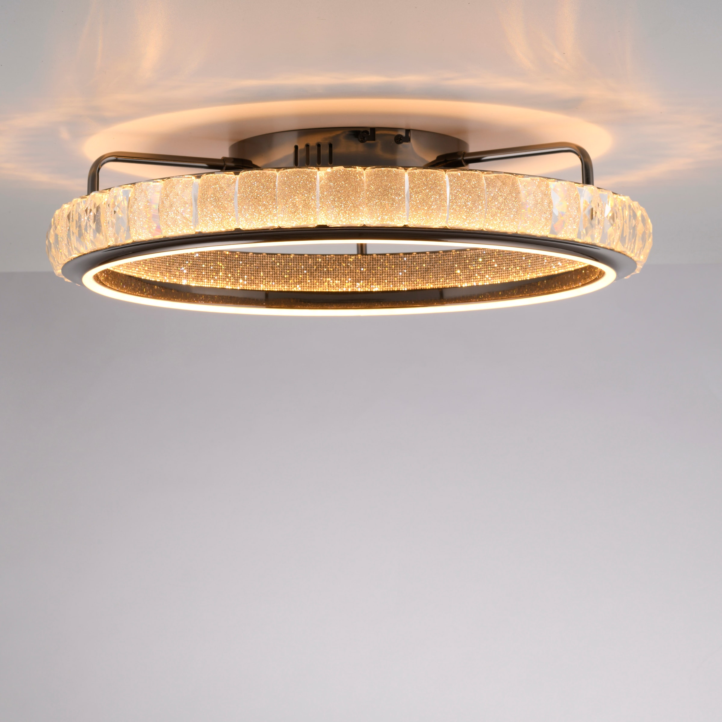 Paul Neuhaus LED Deckenleuchte »GLAMORA« LED-Board 1 Stk. warmweiß - kaltweiß CCT(2700-5000K), Stufenlos dimmbar über Fernbedienung, Memoryfunktion