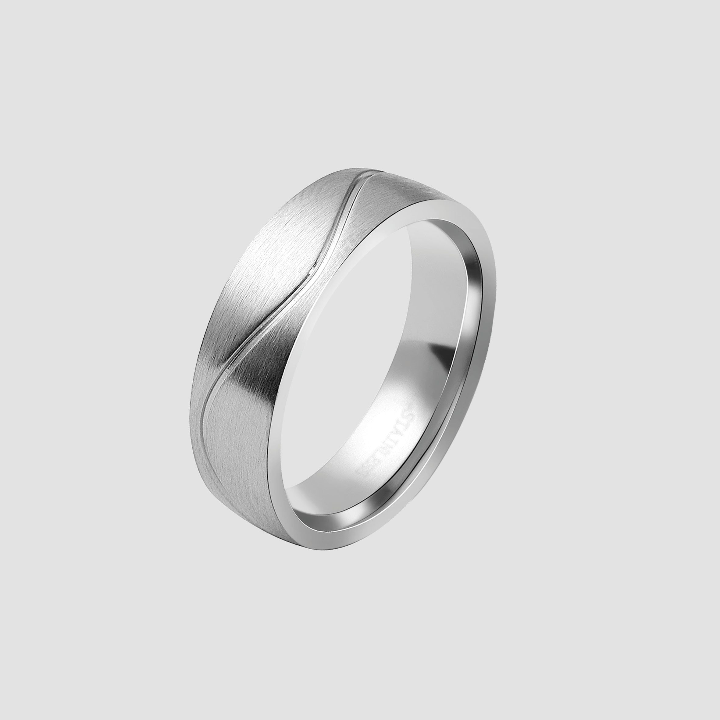 Adelia´s Fingerring »Herren Ring aus Edelstahl«