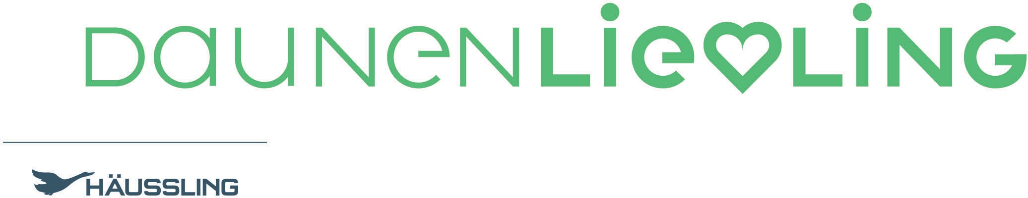 Haeussling Daunenbettdecke »Daunenliebling«, normal, Füllung weiße, neue Daunen (90%) und Federn (10%), Bezug 100% Baumwolle, (1 St.), erste Bettdecken-Serie mit "Bioabbaubar"-Auszeichnung