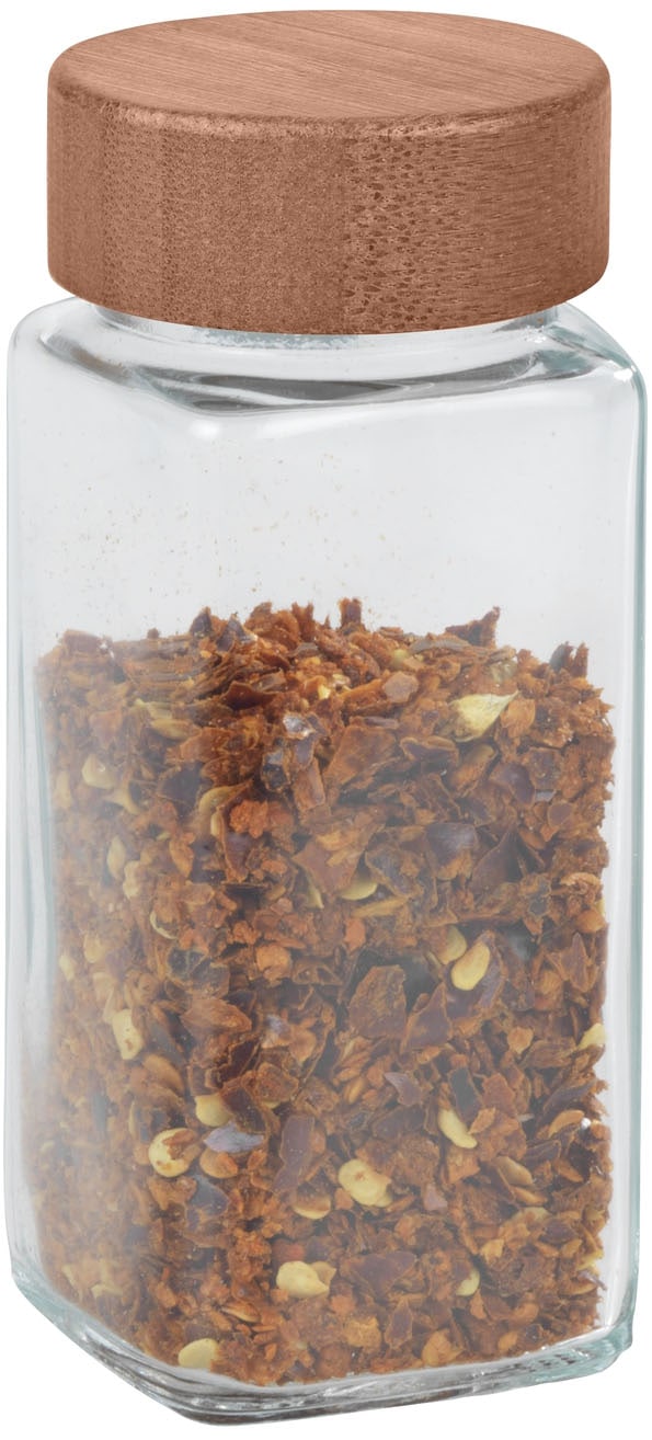 WENKO Gewürzstreuer »Modell Anni« FSC-zertifizierter Bambusdeckel