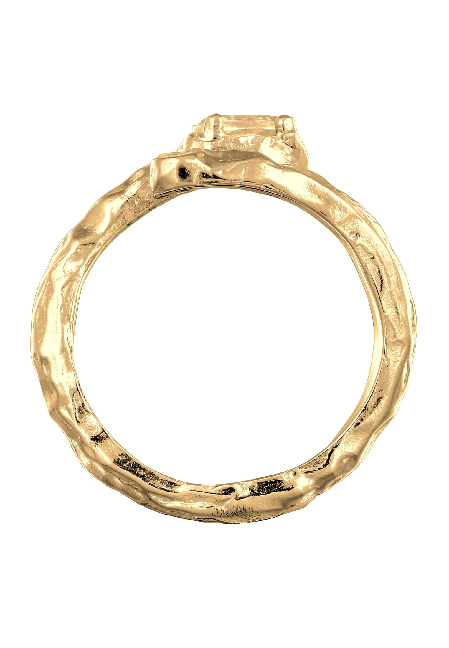 HAZE & GLORY Silberring »Ring Topas Weiß 925 Sterling Silber«
