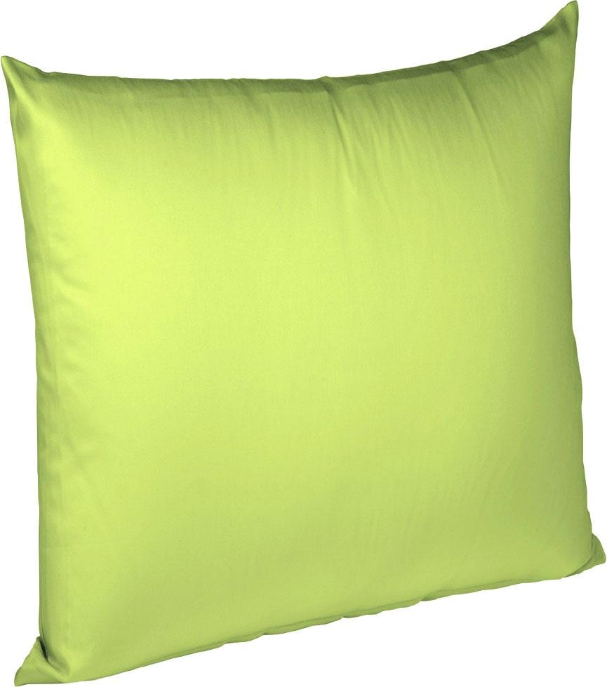fleuresse Kissenbezug "Colours Mako Satin, 100% Baumwolle, mit Reißverschluss" Mako Satin, glänzend, glatt, Premium Qualität