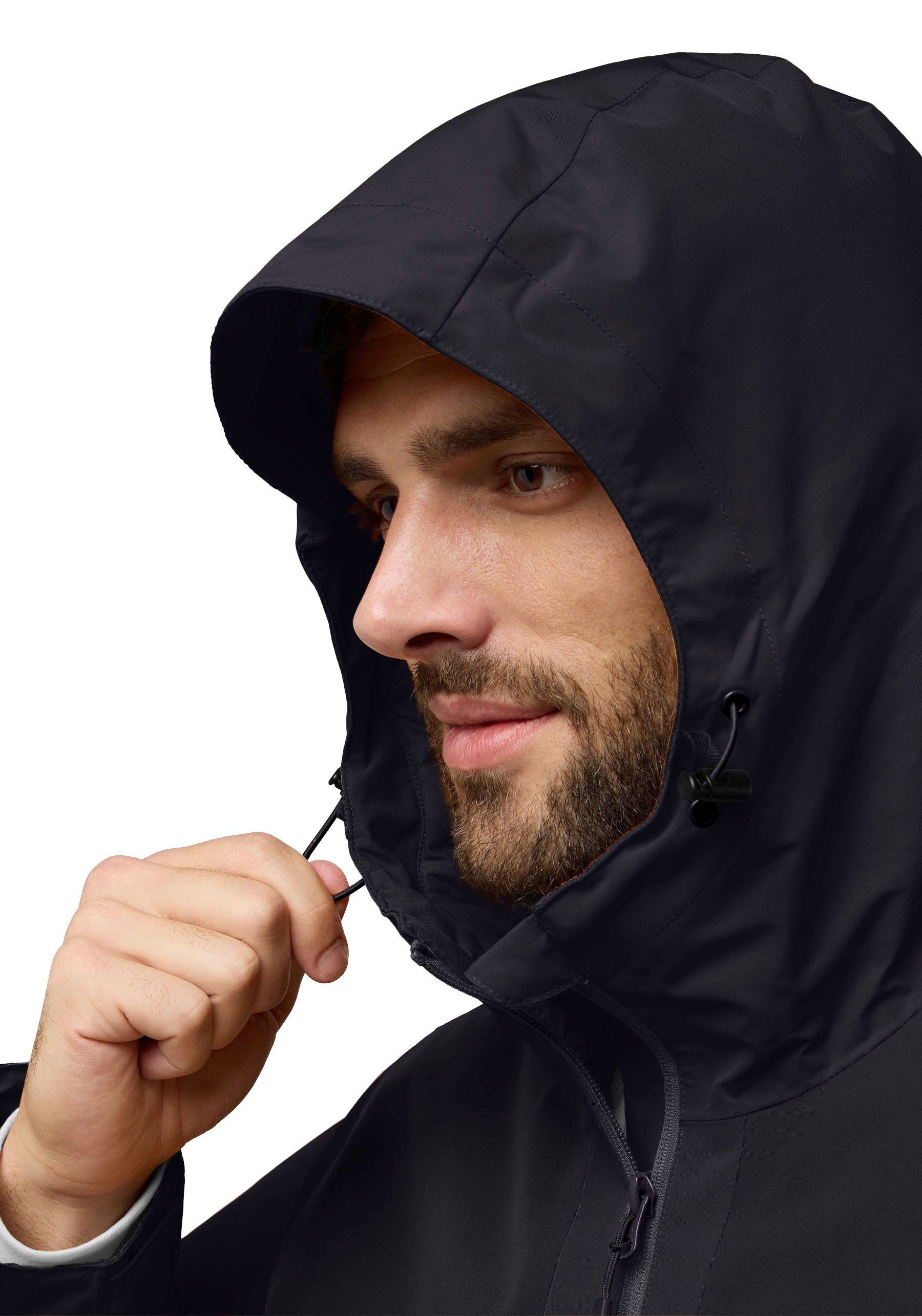Jack Wolfskin Funktionsjacke »JASPER«, mit Kapuze, Wärmend, winddicht, Übergangsjacke