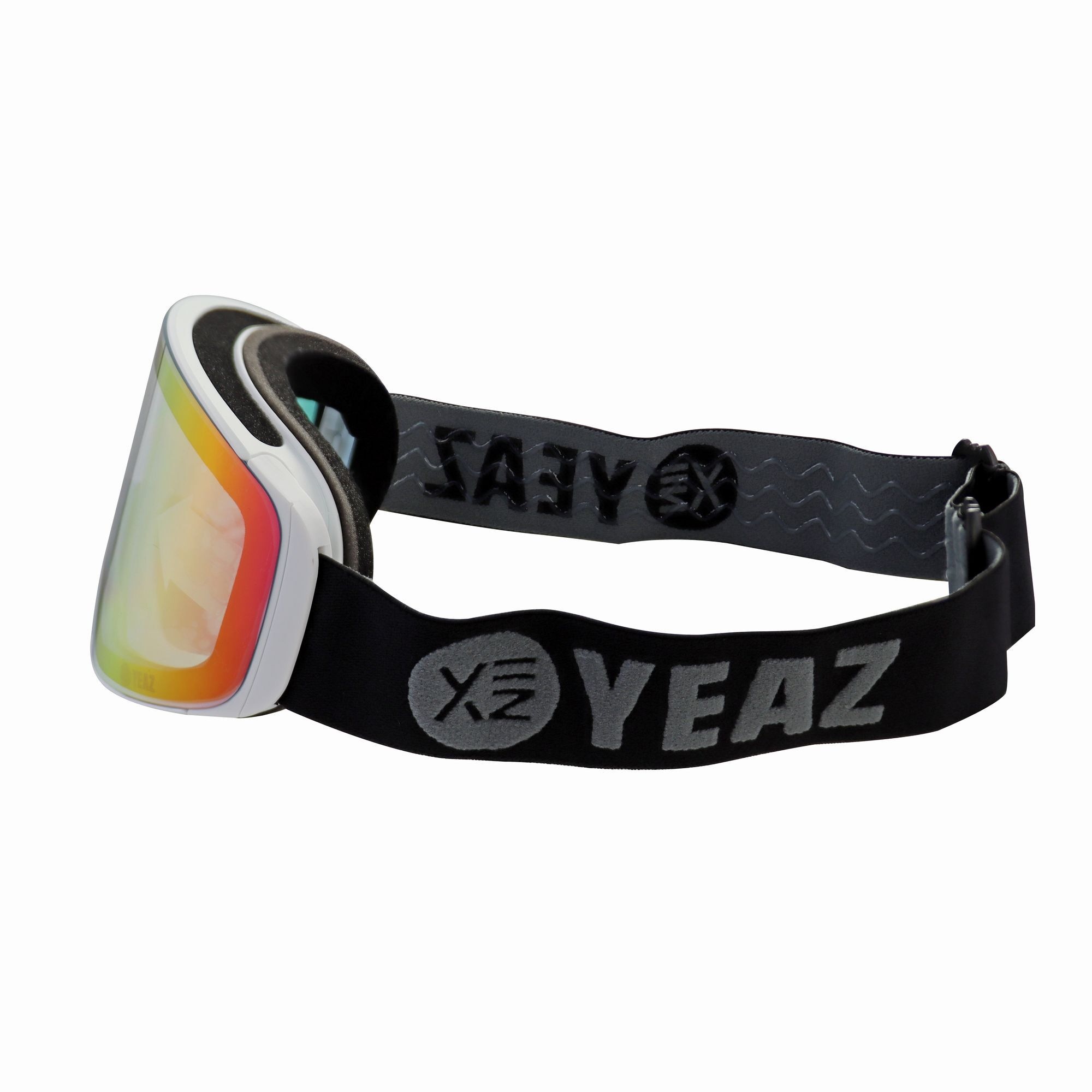 YEAZ Snowboardbrille »Magnet-Ski-Snowboardbrille pink verspiegelt/weiß APEX«