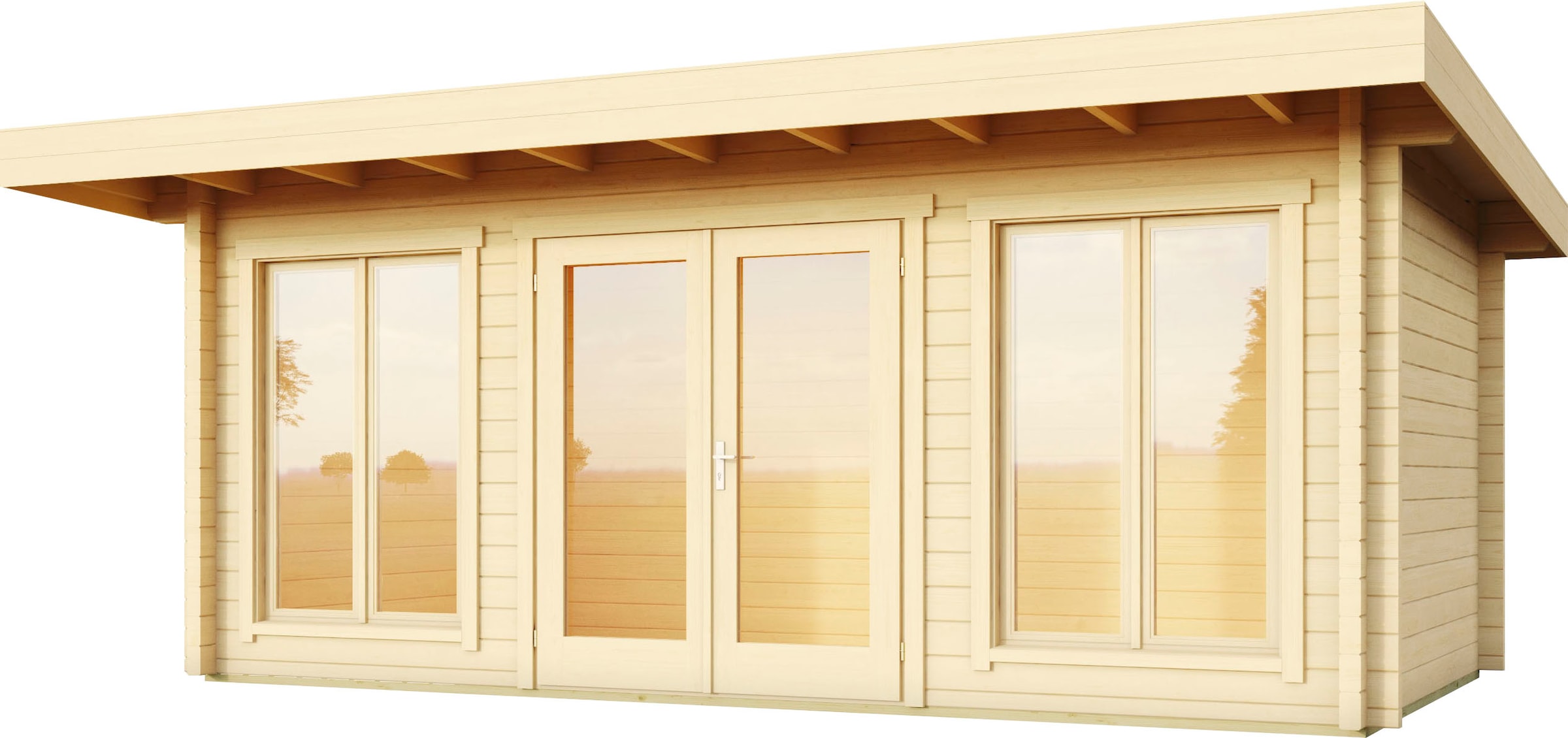LASITA MAJA Gartenhaus »DORSET«, (Set, inkl. Fussbodenbretter zum verlegen)