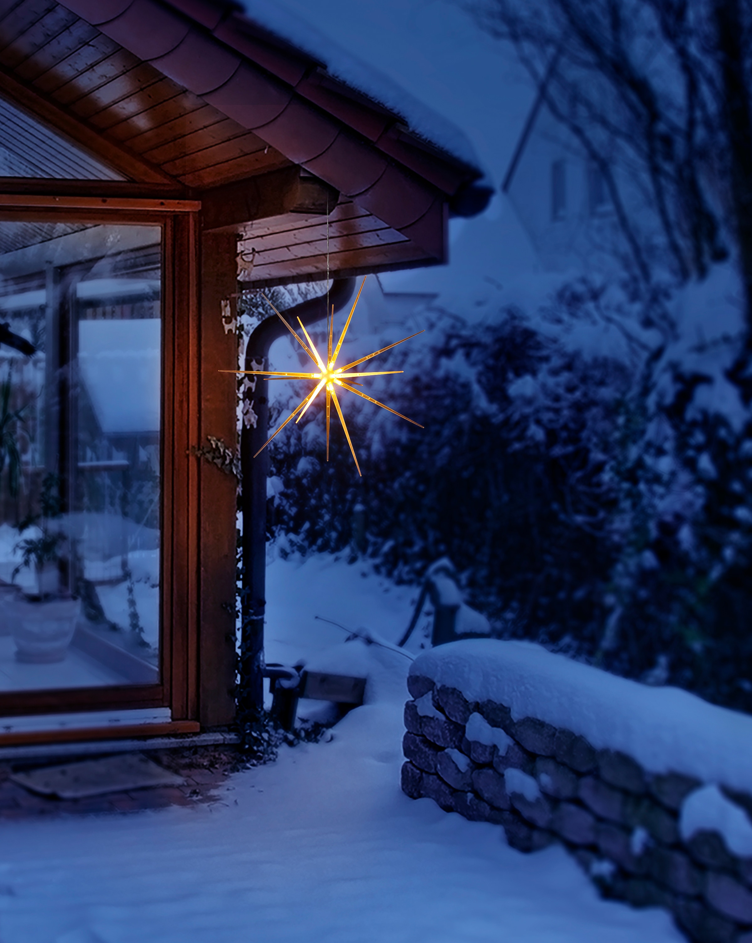 BONETTI LED Stern »Weihnachtsstern, Weihnachtsdeko aussen«, Ø ca. 51 cm je  Stern, mit 8 verschiedenen Leuchtfunktionen online kaufen | mit 3 Jahren  XXL Garantie